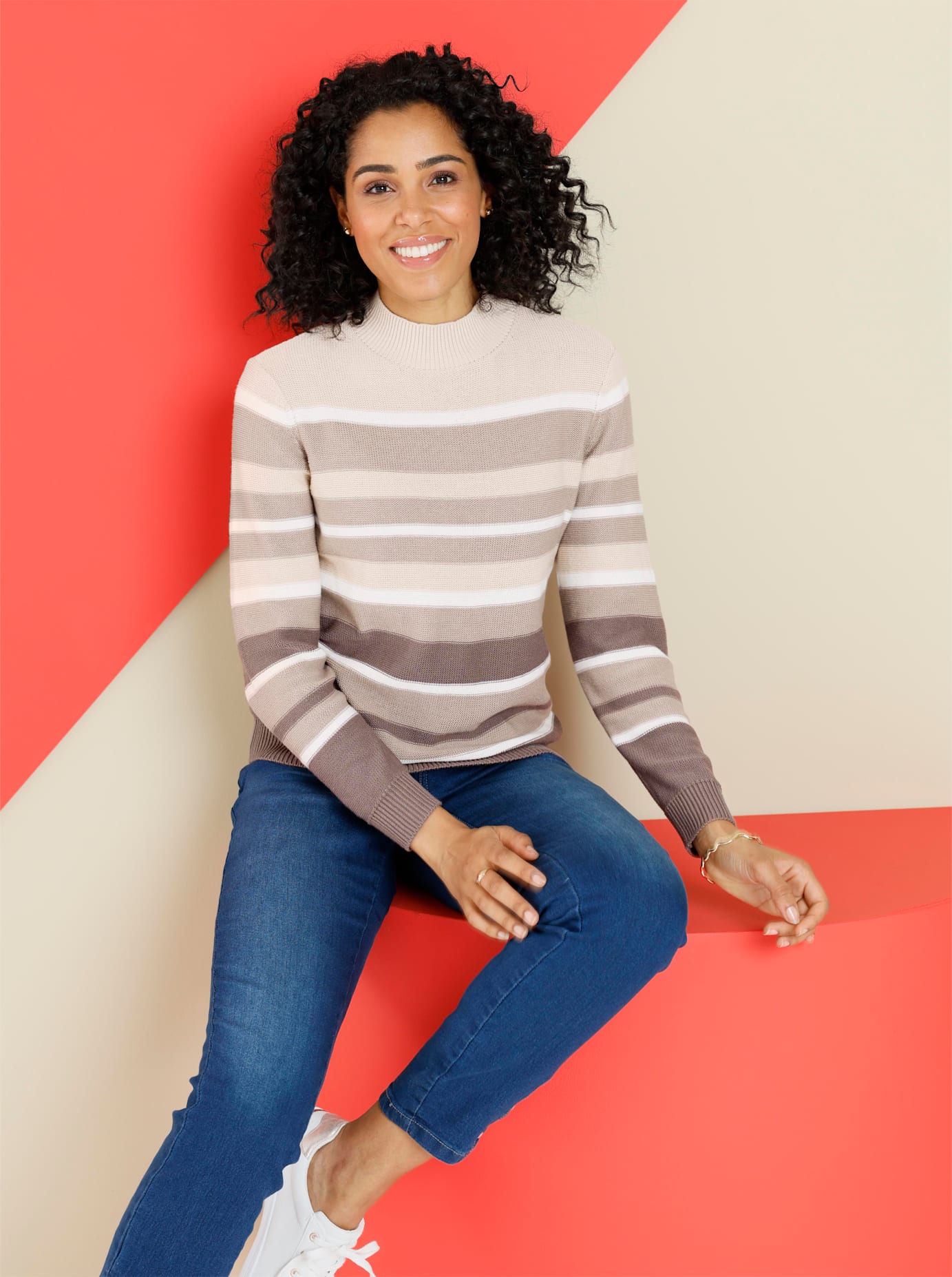 Classic Basics Stehkragenpullover "Stehkragen-Pullover" günstig online kaufen