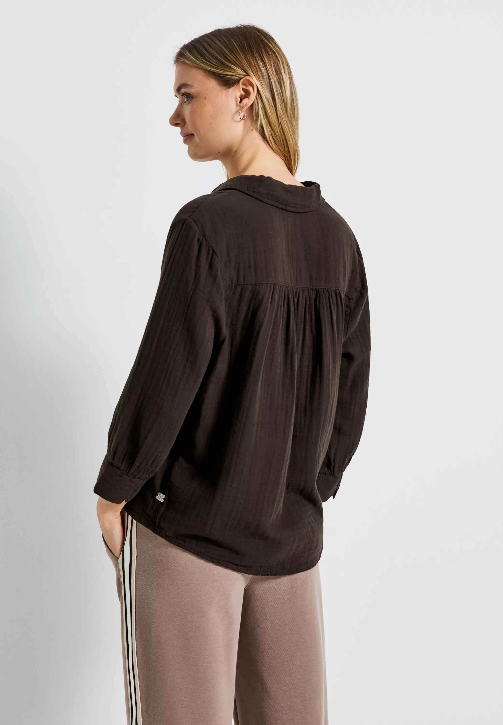 STREET ONE Hemdbluse, aus reiner Baumwolle günstig online kaufen