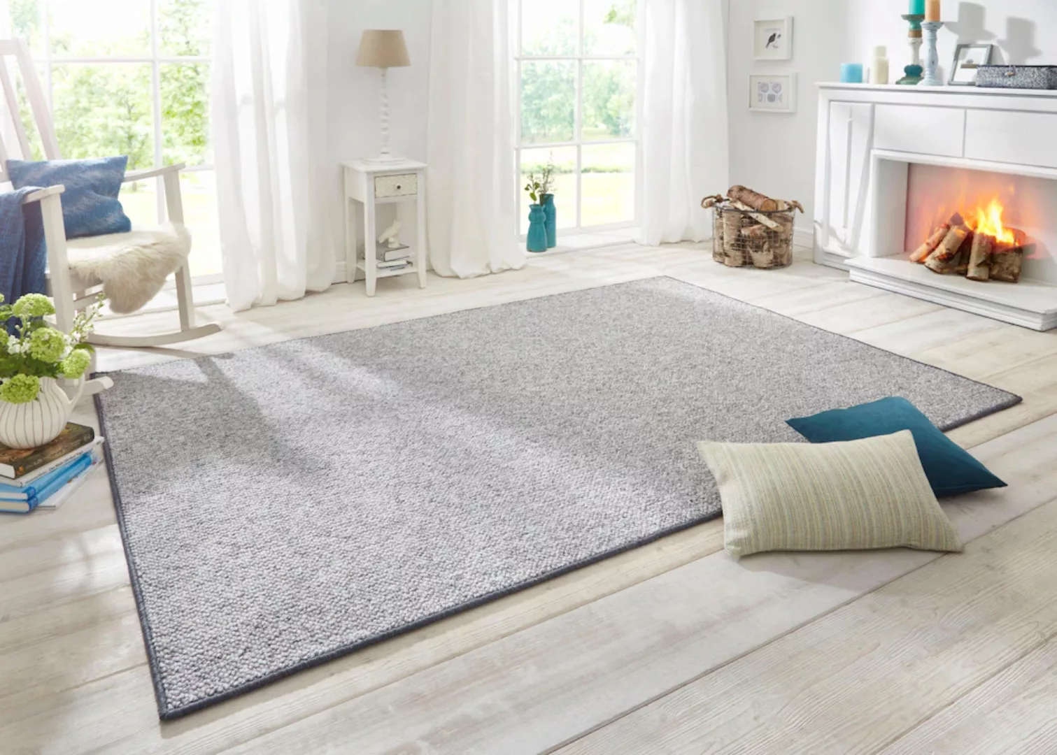 HANSE Home Teppich »Wolly 2«, rechteckig, Flachgewebe, Skandi, Woll-Optik, günstig online kaufen
