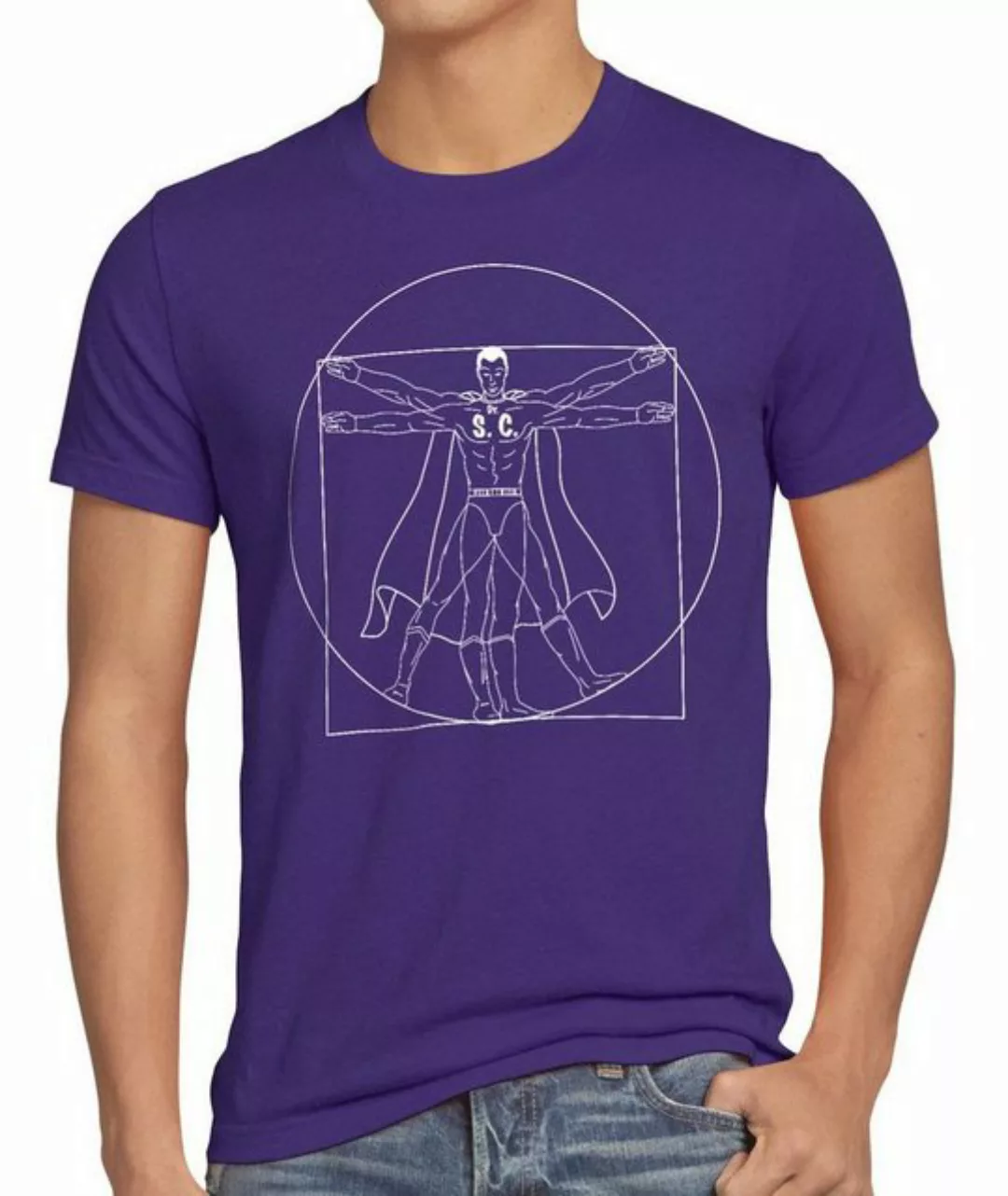 style3 Print-Shirt Herren T-Shirt Sheldon theory Da Vinci Cooper big bang V günstig online kaufen