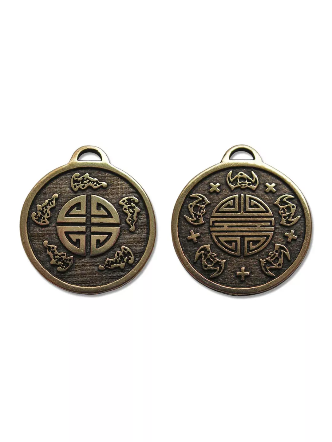 Adelia´s Amulett "Anhänger Alte Symbole Talisman", Fünf Segen - Für Glück, günstig online kaufen