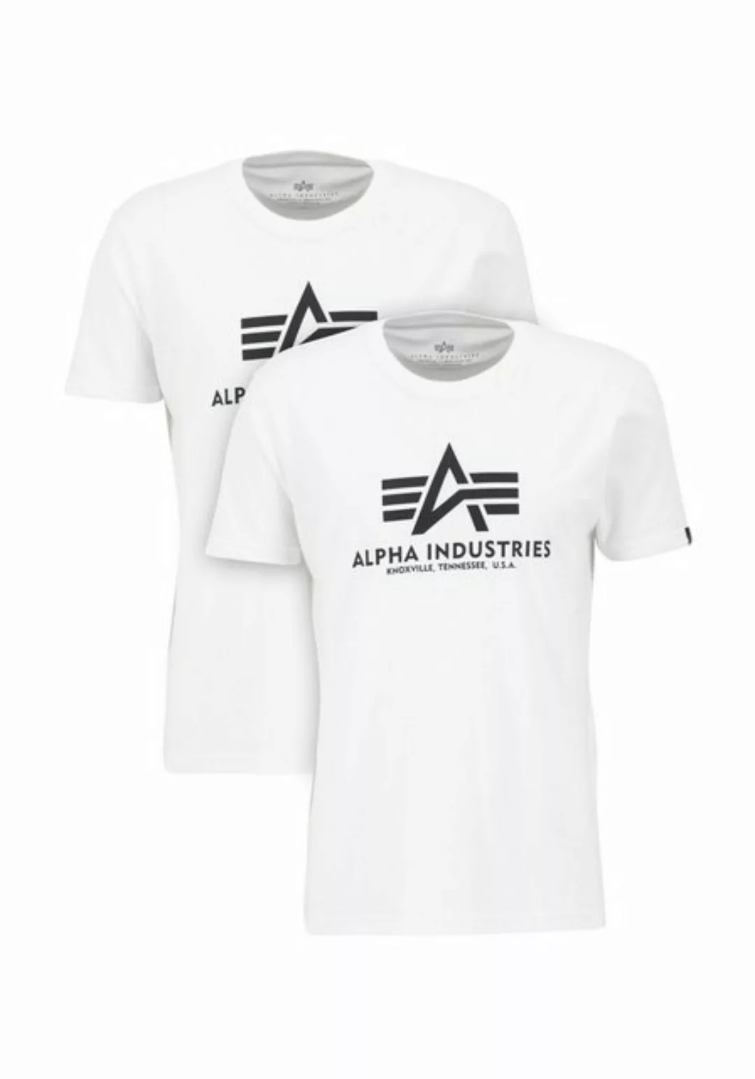 Alpha Industries T-Shirt Alpha Industries Men - T-Shirts Basic T-Shirt 2 Pa günstig online kaufen