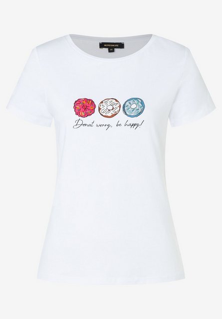 T-Shirt mit "Donuts"-Print, weiß, Frühjahrs-Kollektion günstig online kaufen