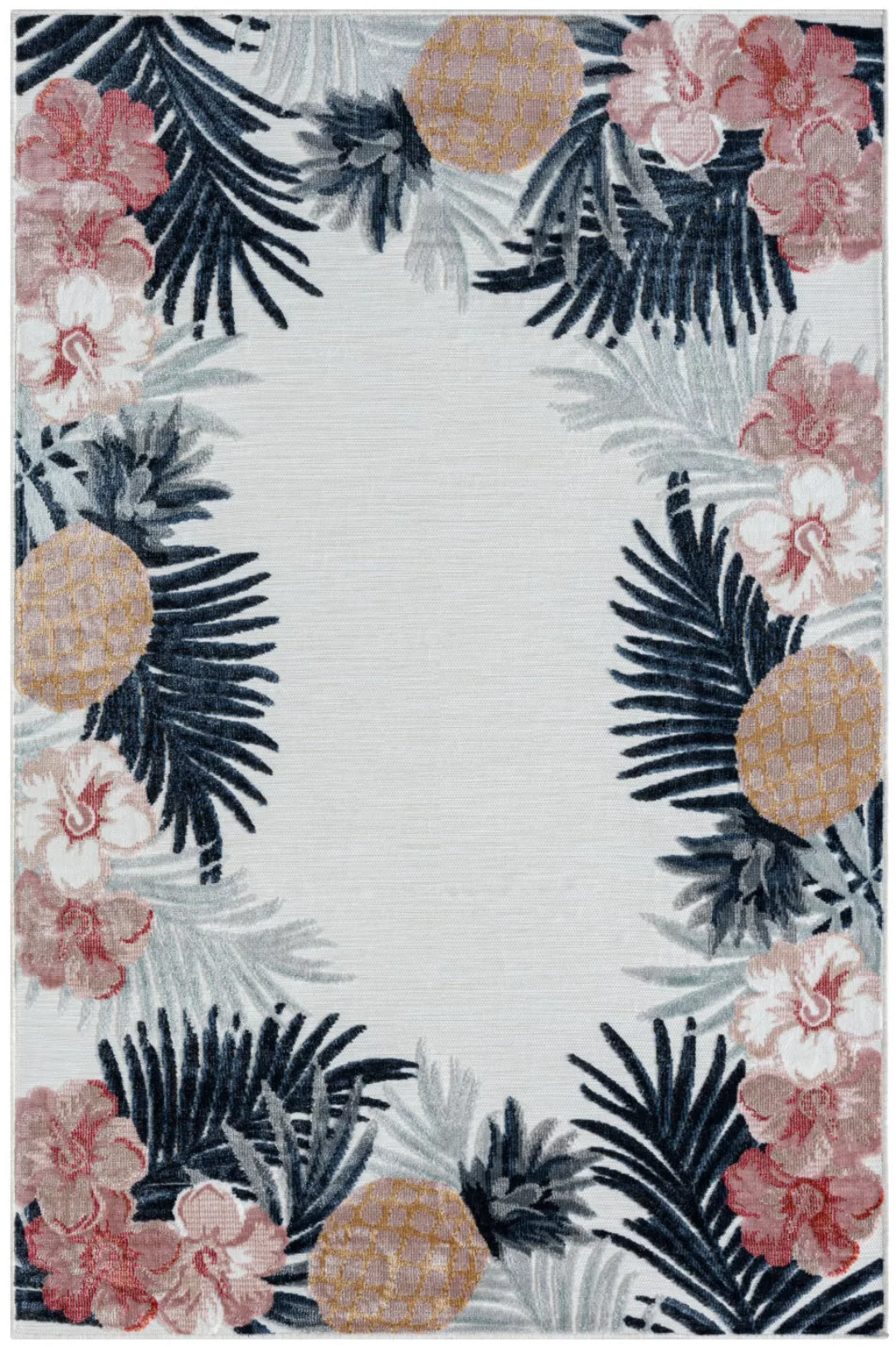 Myflair Möbel & Accessoires Teppich »Sunny«, rechteckig, Blumen Motiv, mit günstig online kaufen