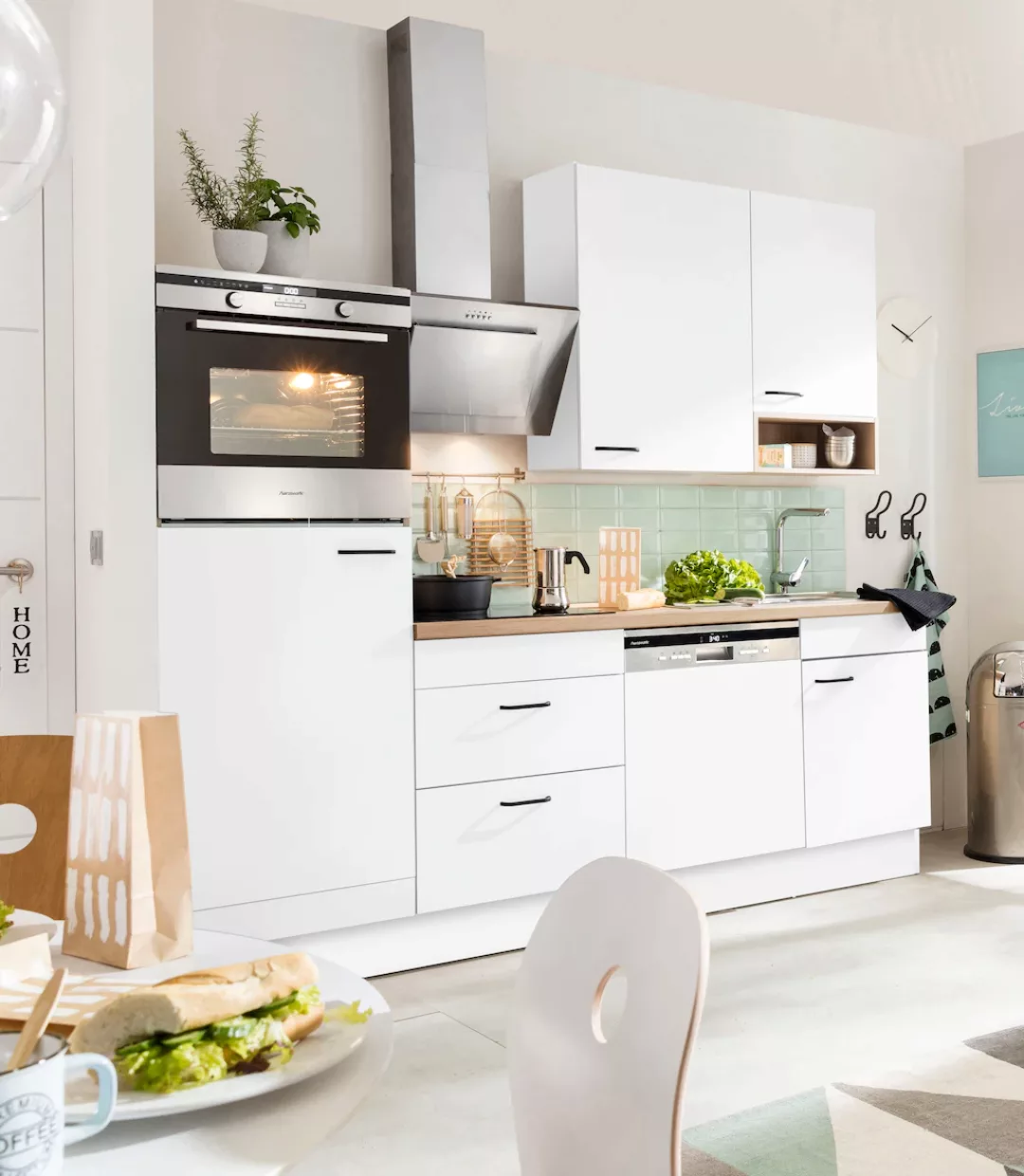 OPTIFIT Küchenzeile »Elga«, Premium-Küche, Soft-Close-Funktion, großen Voll günstig online kaufen