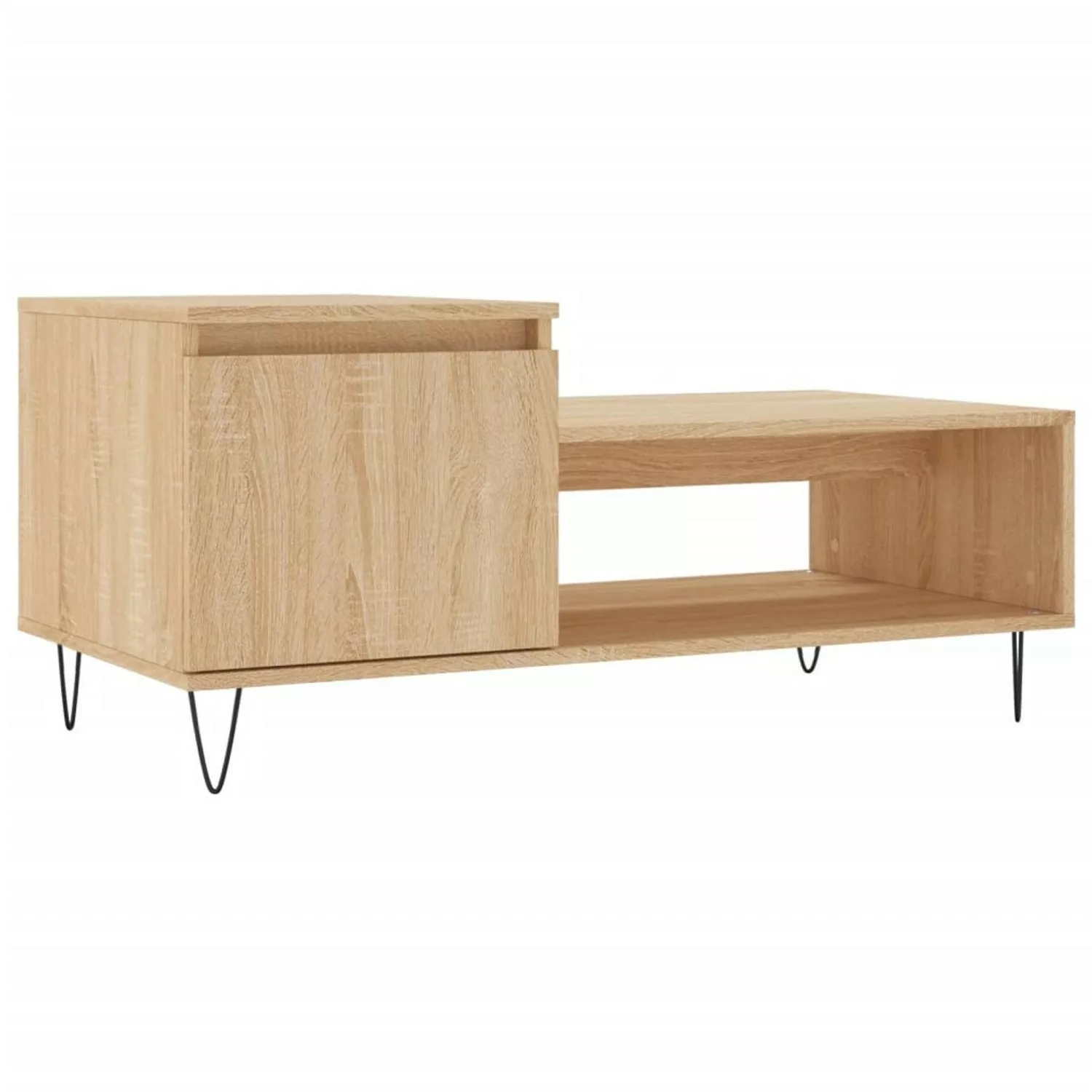 vidaXL Couchtisch Sonoma-Eiche 100x50x45 cm Holzwerkstoff Modell 2 günstig online kaufen