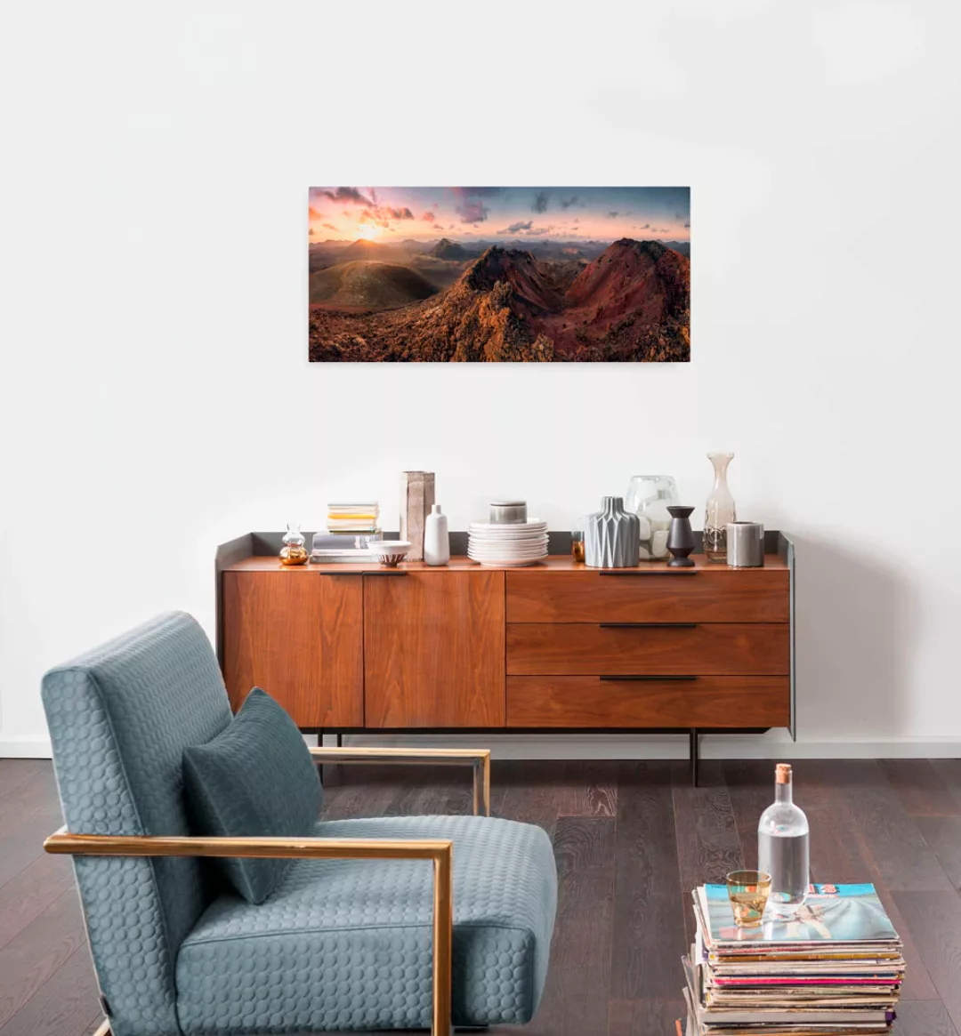 Komar Leinwandbild "Keilrahmenbild - Primeval Days - Größe 90 x 40 cm", Bau günstig online kaufen