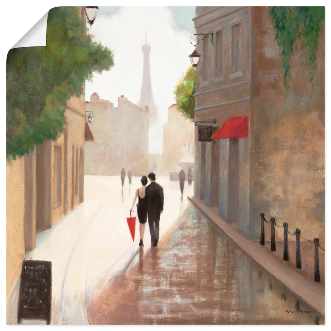 Artland Wandbild »Paris Romanze I«, Frankreich, (1 St.) günstig online kaufen
