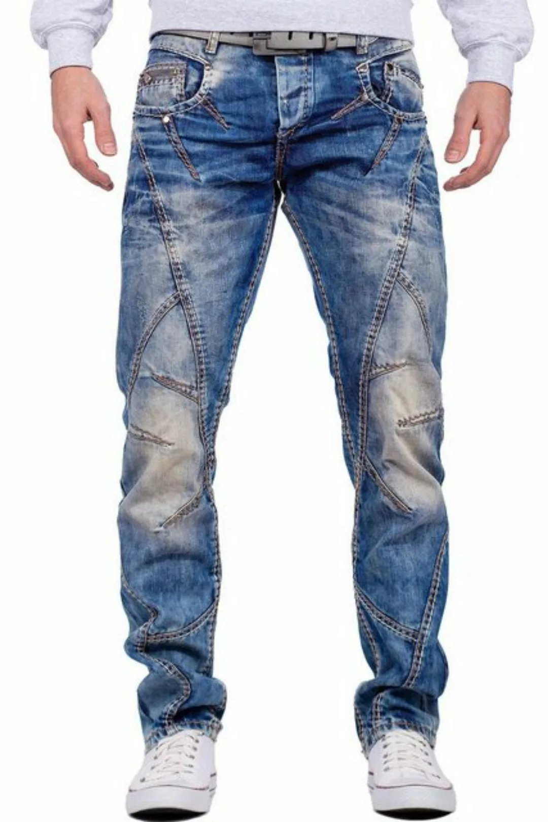 Cipo & Baxx 5-Pocket-Jeans Hose BA-C0894 W40/L36 (1-tlg) mit Verzierungen u günstig online kaufen