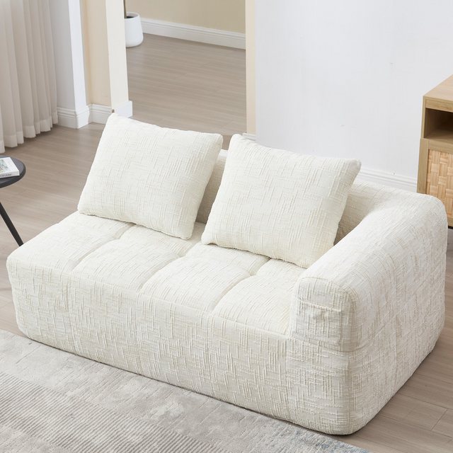 HAUSS SPOLE Sofa Ecksofa Chaiselongue-Sofa mit Kissen & Seitentaschen, Chen günstig online kaufen