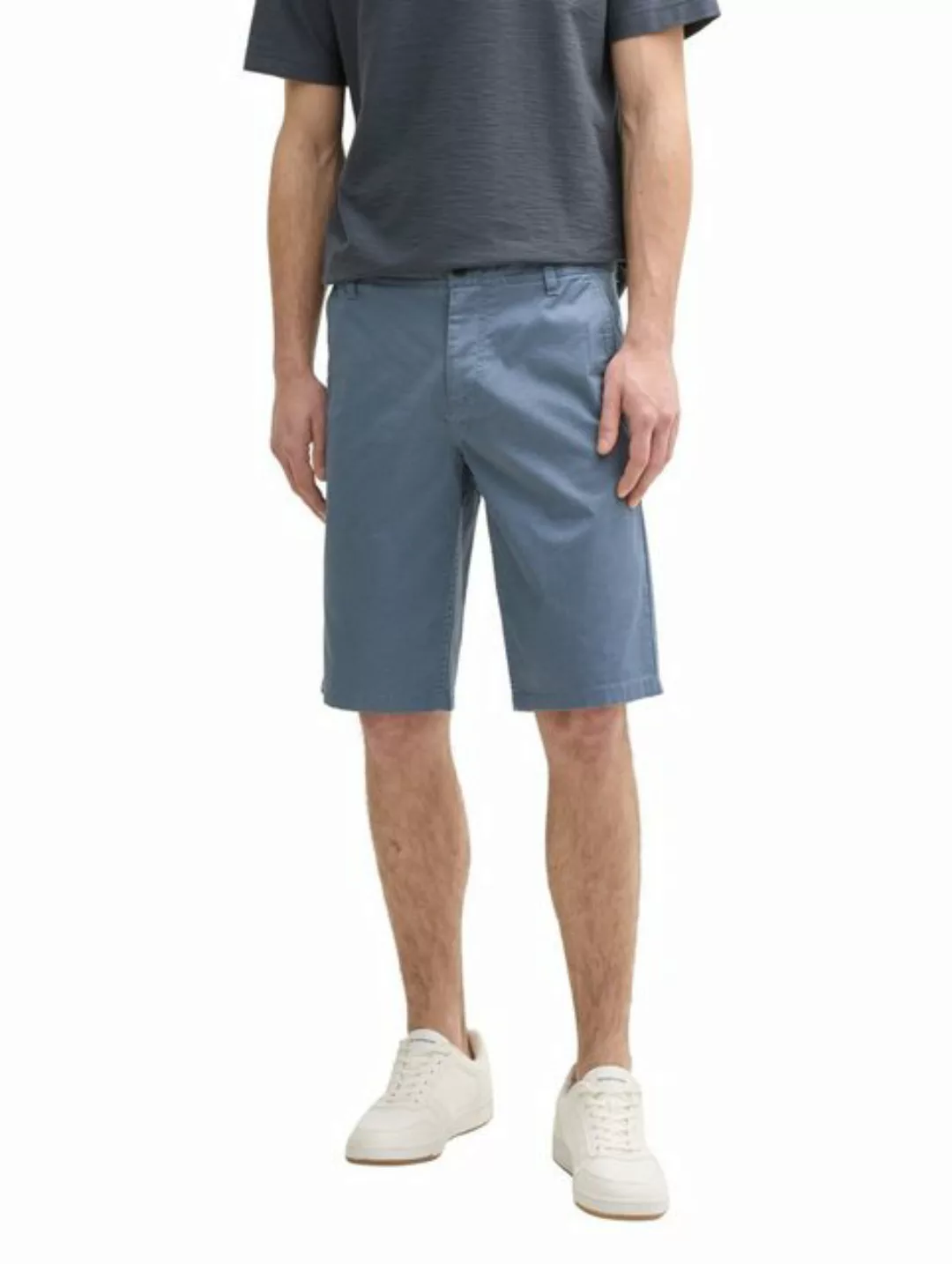 Tom Tailor Herren Short SLIM PRINTED CHINO SHORTS - Mid Waist Slim Fit günstig online kaufen