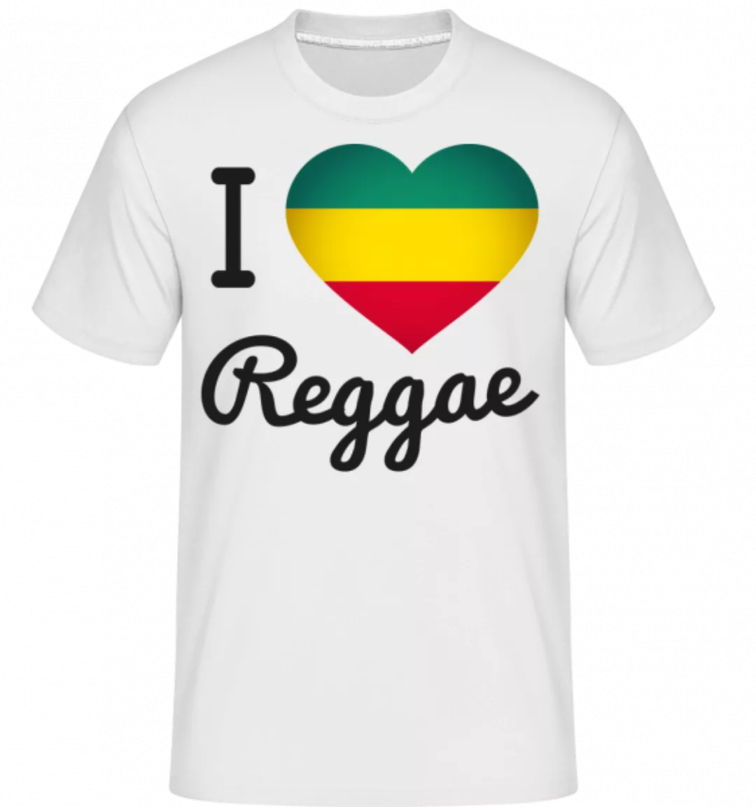 I Love Reggae · Shirtinator Männer T-Shirt günstig online kaufen