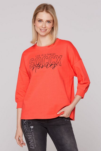 SOCCX Sweater mit überschnittenen Schultern günstig online kaufen