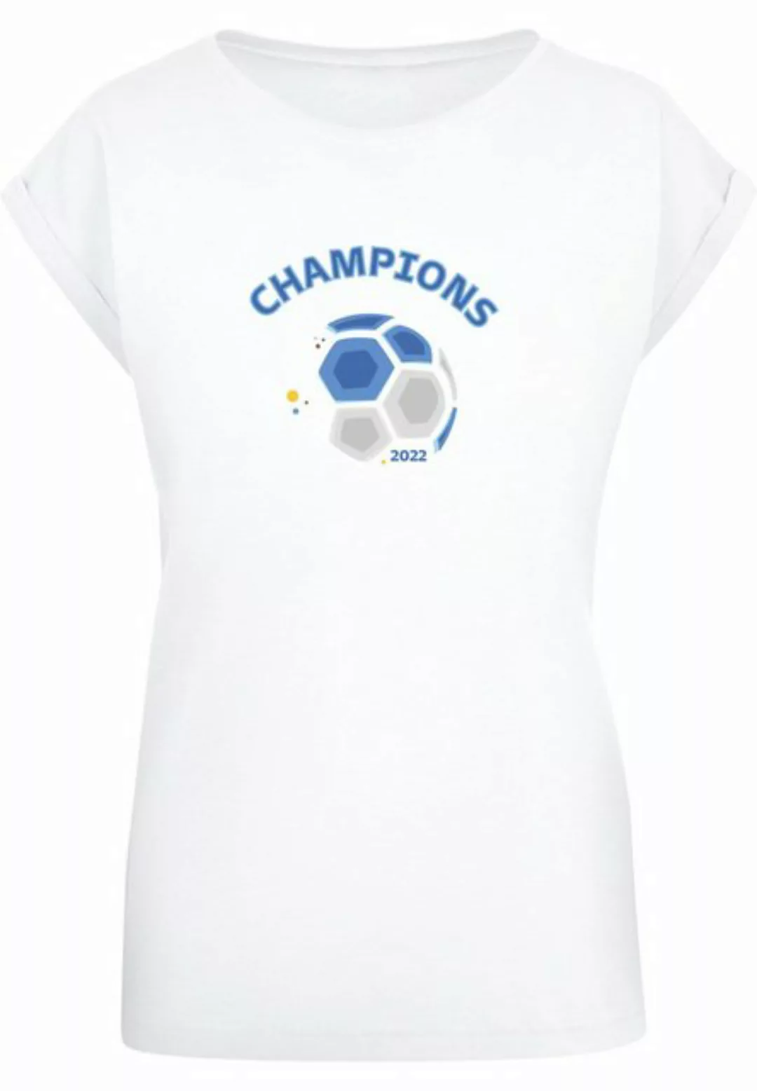 Merchcode T-Shirt Merchcode Damen Ladies Argentina Champions Extended Shoul günstig online kaufen