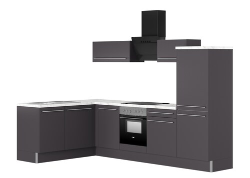 KOCHSTATION Küche »KS-Bern2«, Stellmaße 175 x 295 cm, wahlweise mit E-Gerät günstig online kaufen