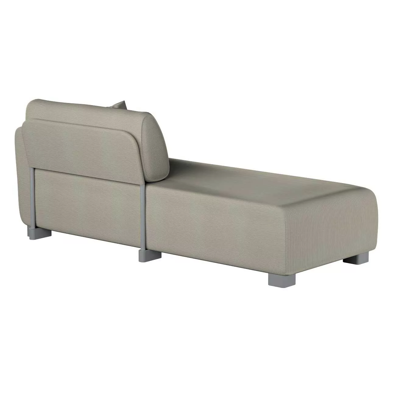 Bezug für Mysinge Recamiere Sofa, grau, Sofahusse, Mysinge Recamiere, Manch günstig online kaufen