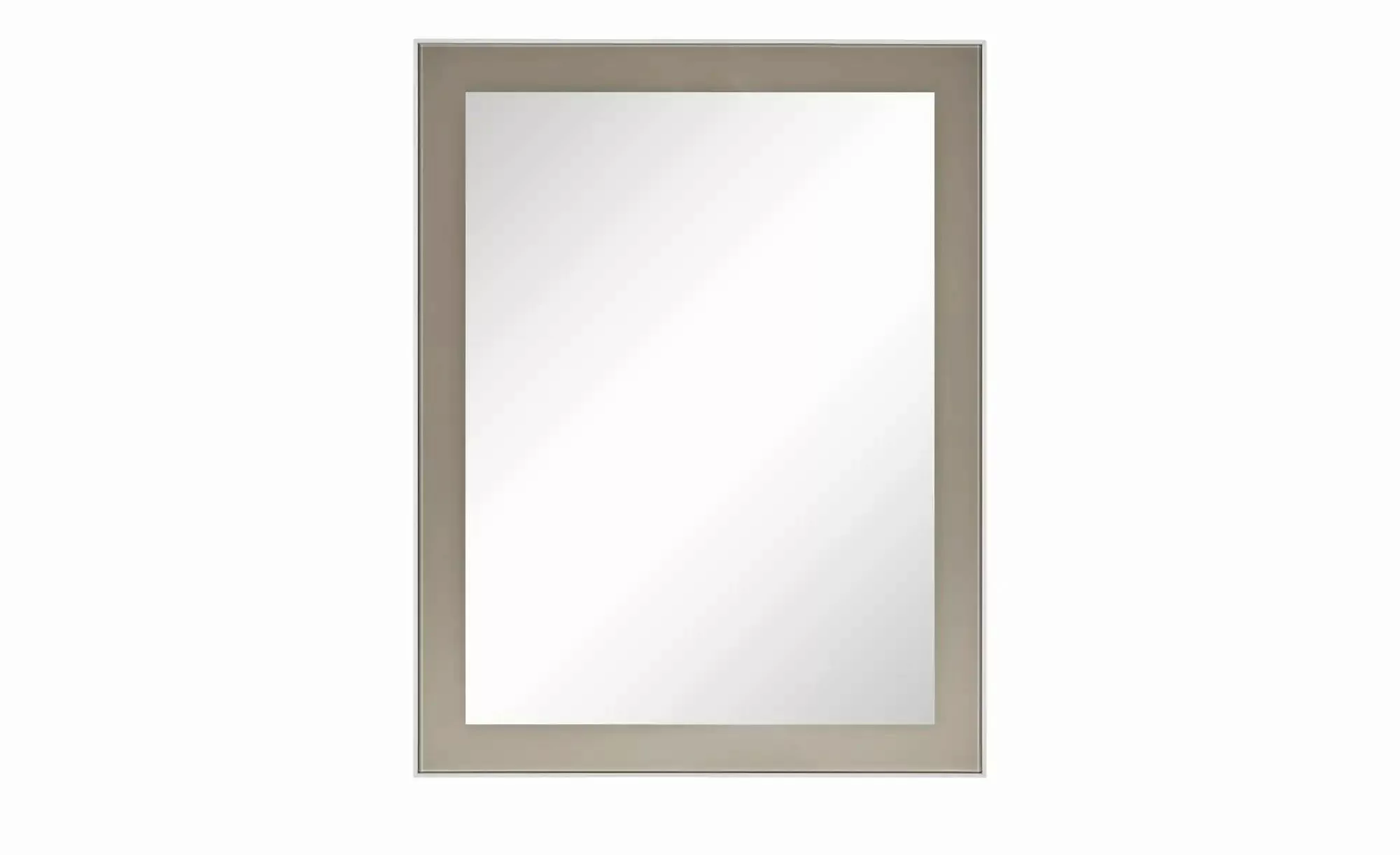 Spiegel 60 x 77 cm Duna ¦ beige ¦ Glas,Aluminium,Holzwerkstoff ¦ Maße (cm): günstig online kaufen