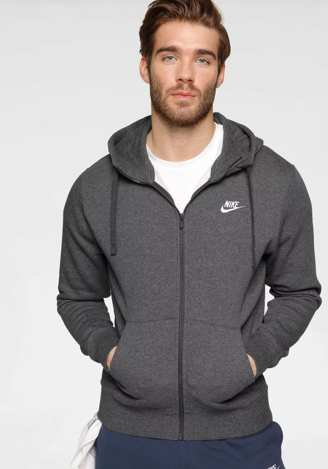 Nike Sportswear Sweatjacke "Club Fleece Mens Full-Zip Hoodie" günstig online kaufen