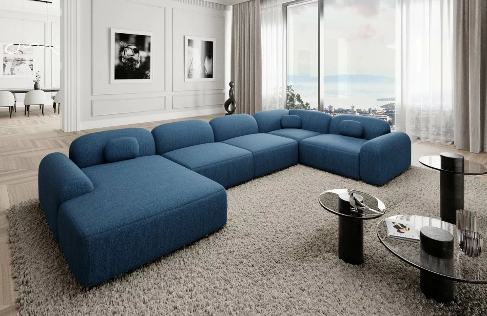 Sofa Dreams Wohnlandschaft Stoff Sofa Polstersofa Stoffcouch Stoffsofa Barc günstig online kaufen