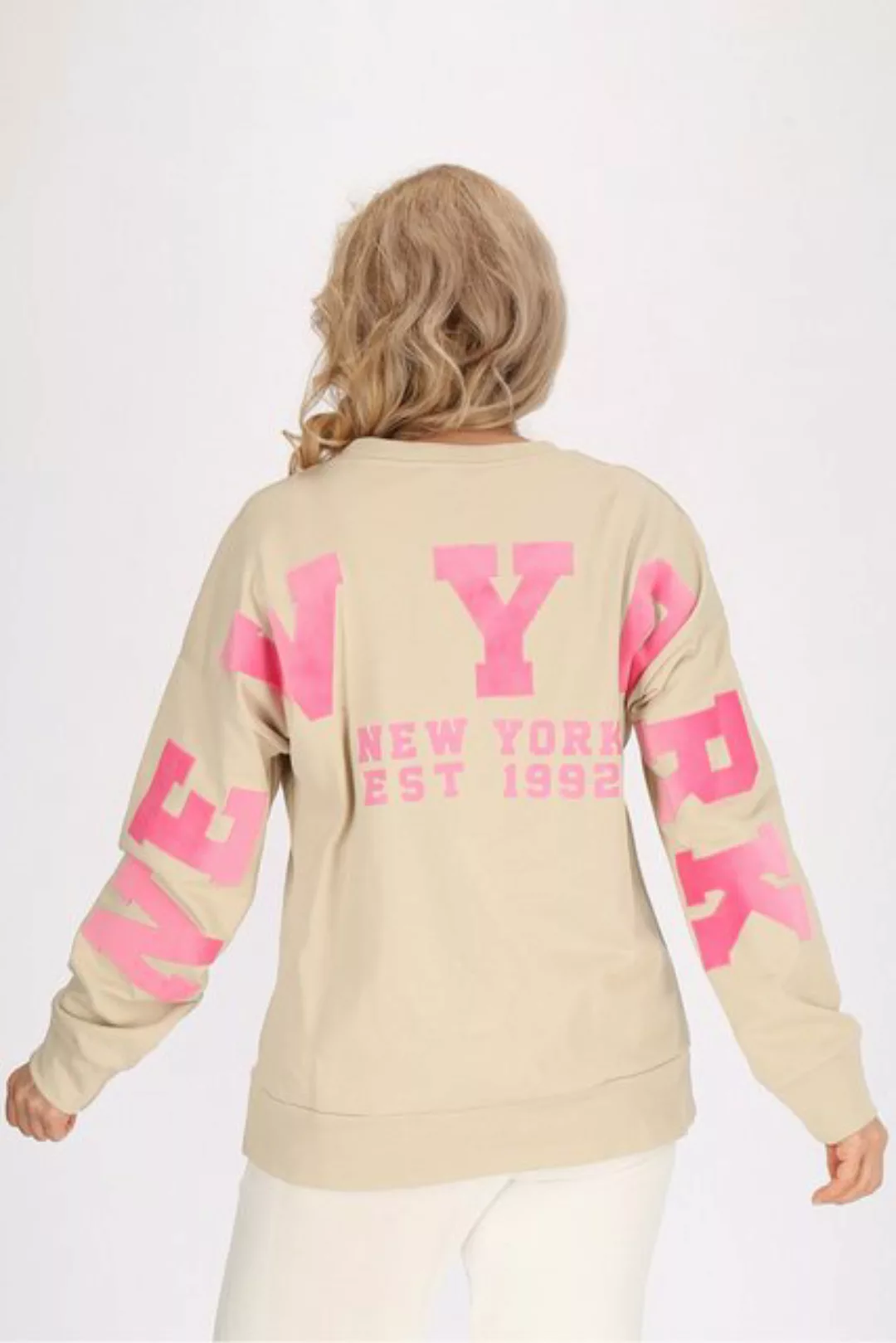 Worldclassca Sweatshirt Worldclassca Oversized Sweatshirt NEW YORK Langarms günstig online kaufen