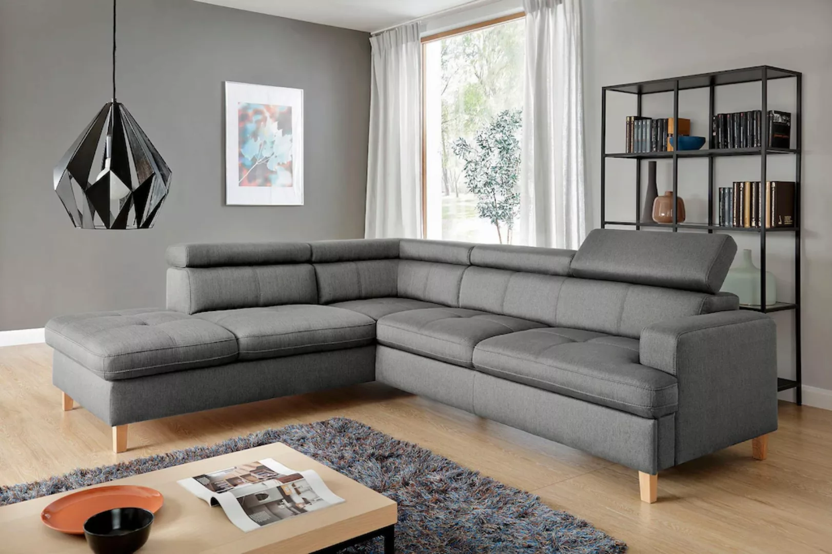 exxpo - sofa fashion Ecksofa »Sisto, L-Form« günstig online kaufen
