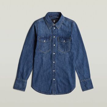 G-Star Raw  Blusen D24343-D252 SLIM WESTERN SHIRT-G310 FADED NOOSA BLUE günstig online kaufen