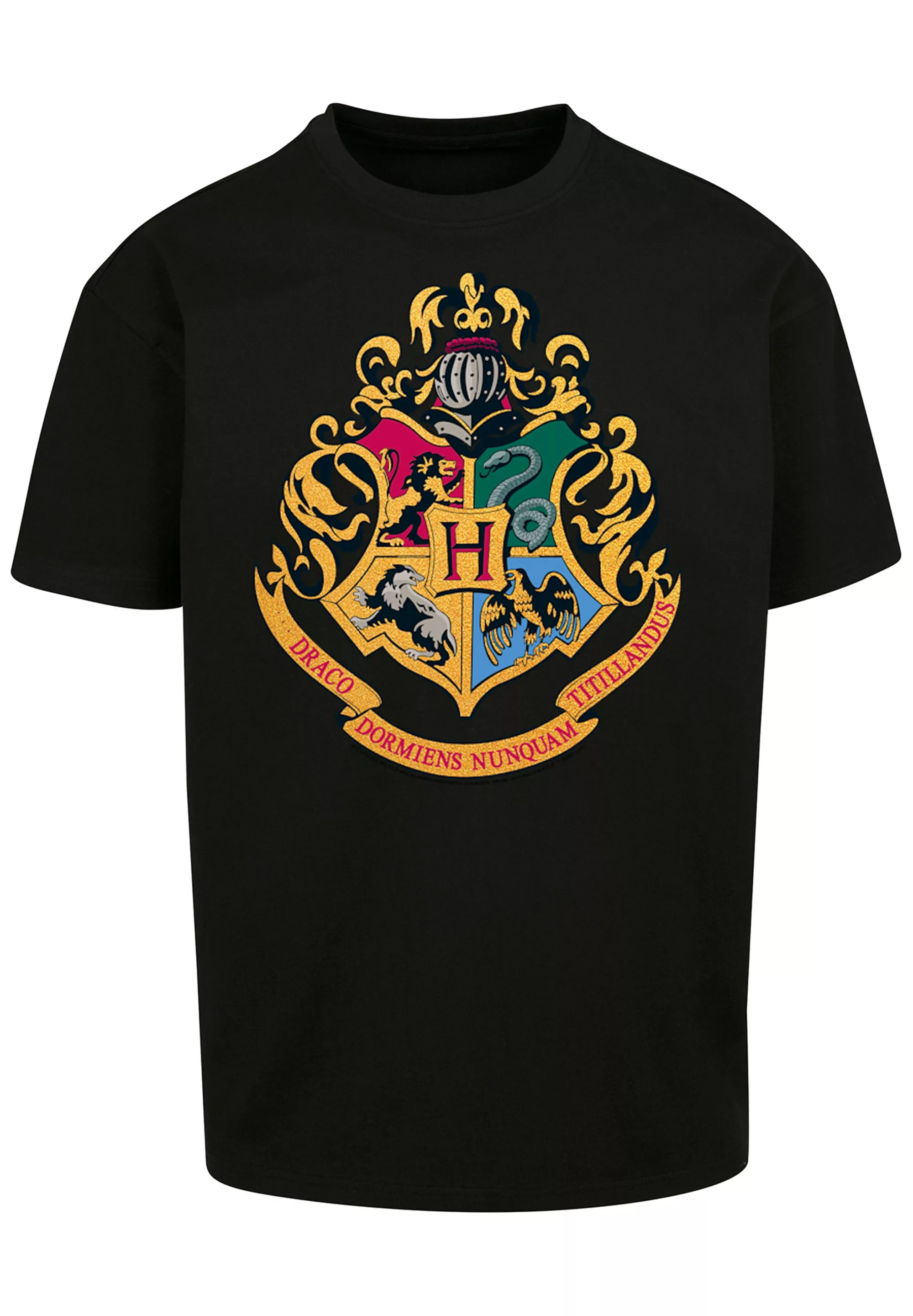 F4NT4STIC T-Shirt "Harry Potter Hogwarts Crest Gold", Print günstig online kaufen