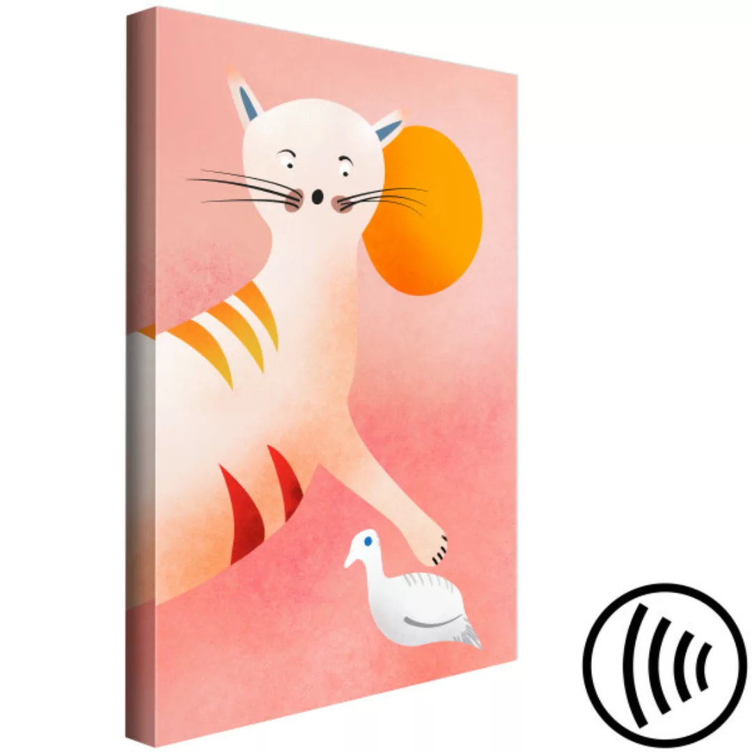 Wandbild Tiger-Illustration - tierisches Motiv als Kinder-Illustrationen XX günstig online kaufen