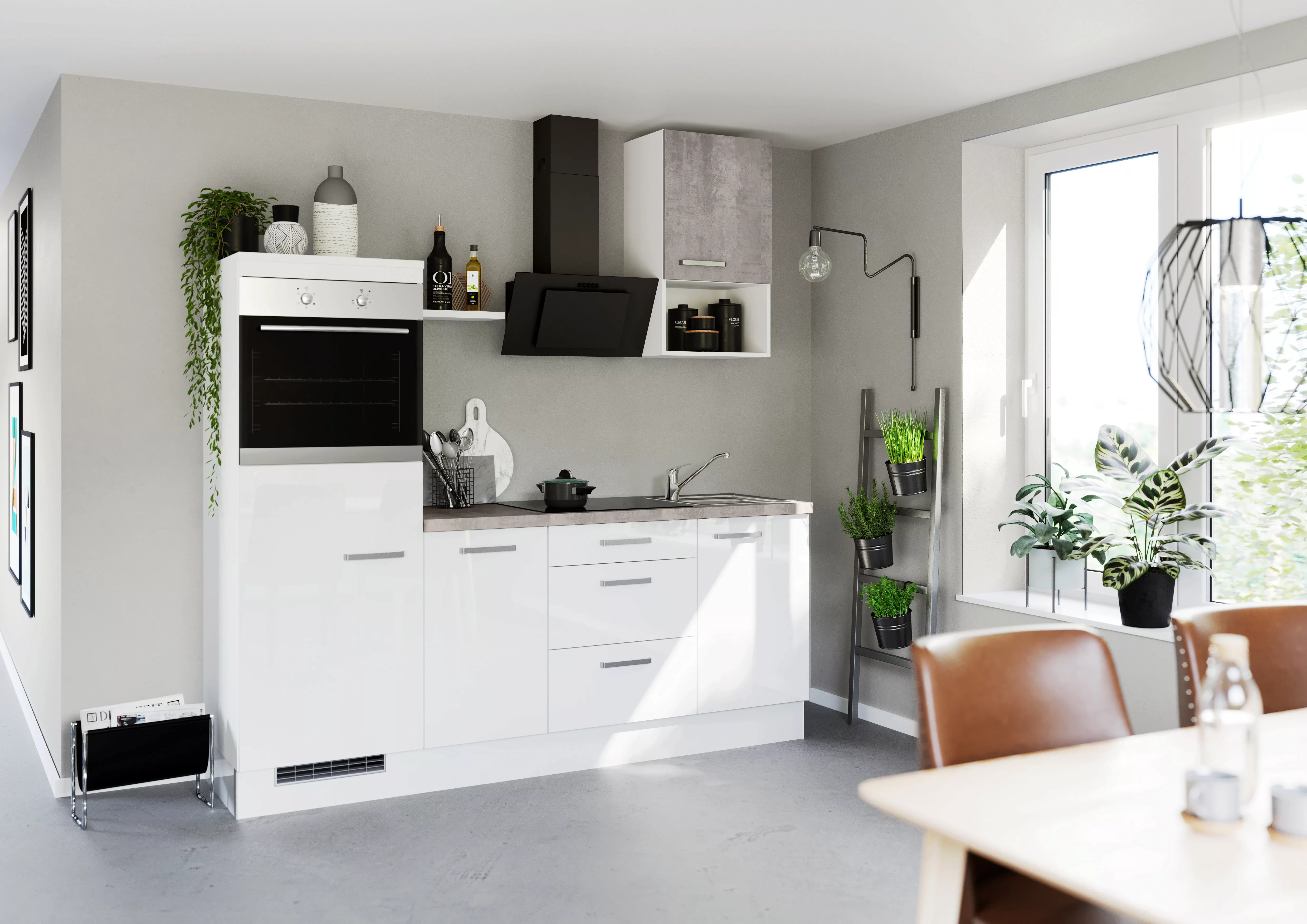 IMPULS KÜCHEN Küchenzeile »"Turin", Ausrichtung wählbar, Schubkästen mit So günstig online kaufen