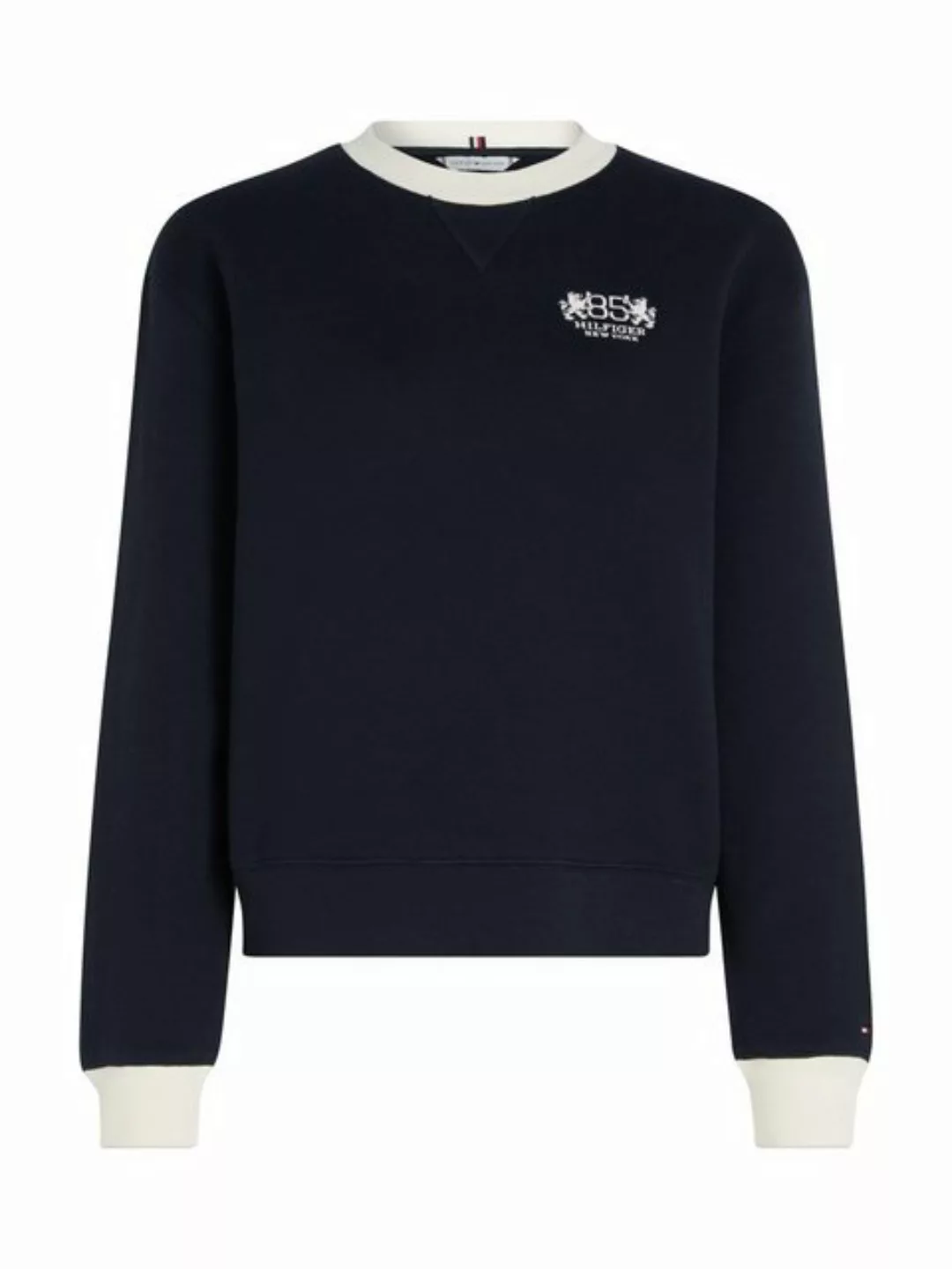 Tommy Hilfiger Sweatshirt REG C-NK CREST 85 SWEATSHIRT mit Logostickerei günstig online kaufen