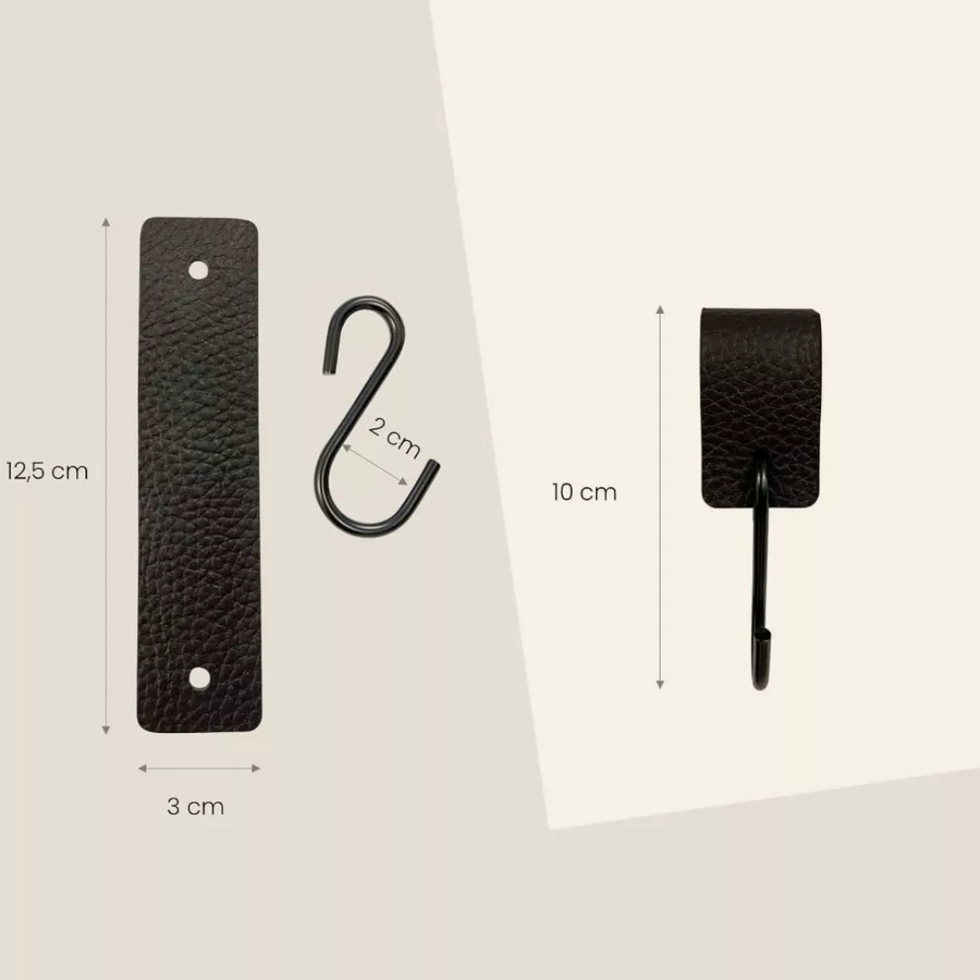 RSR Hangers Kleiderhaken Lederhaken Lederband für günstig online kaufen