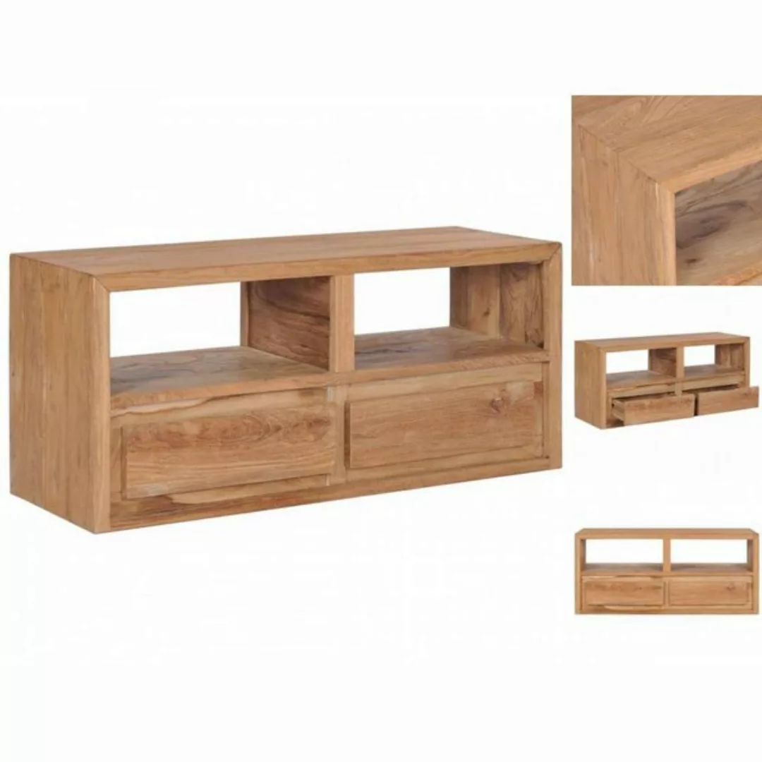 Tv-schrank 90×30×40 Cm Massivholz Teak günstig online kaufen