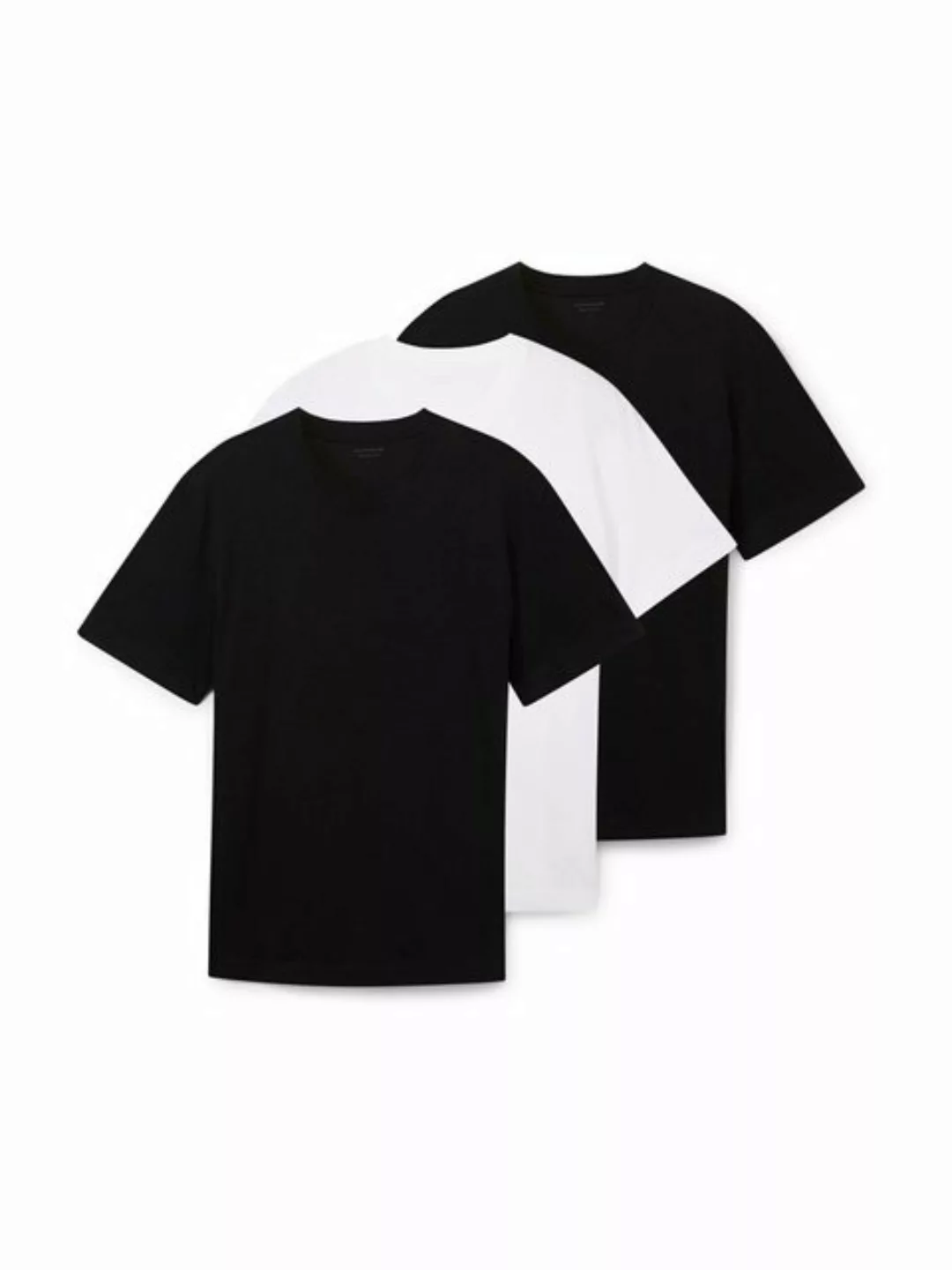 TOM TAILOR T-Shirt (3-tlg) günstig online kaufen