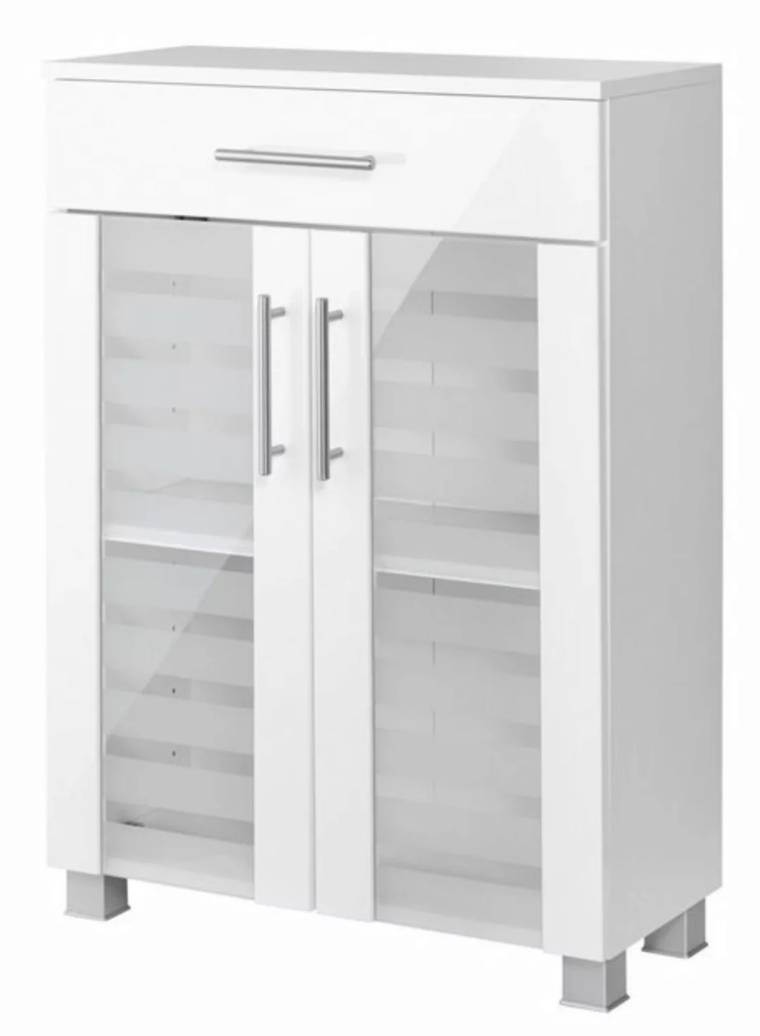 welltime Unterschrank Jaca Breite 60 cm, mit MDF Hochglanz-Fronten günstig online kaufen