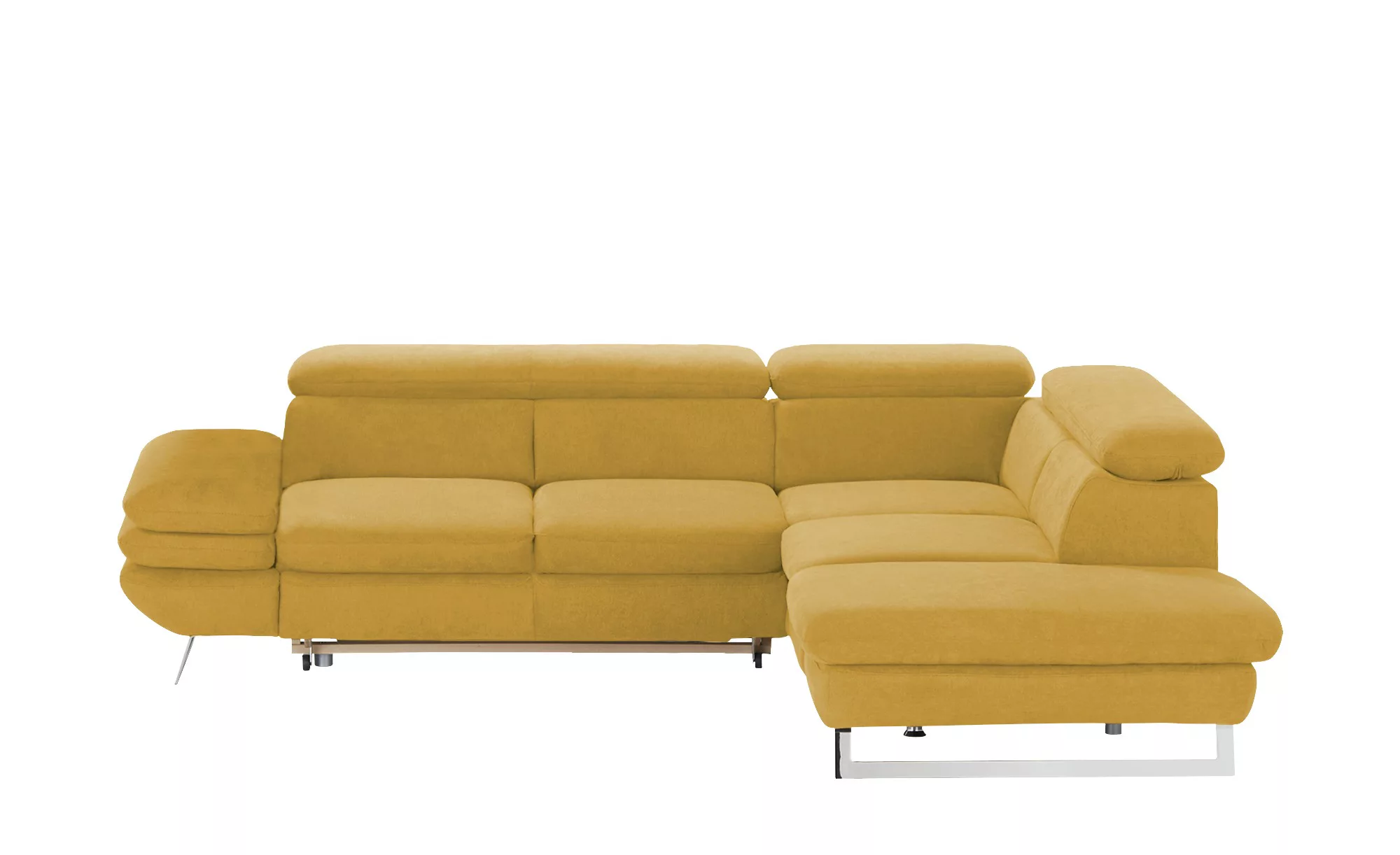 uno Ecksofa - gelb - 74 cm - Polstermöbel > Sofas > Ecksofas - Möbel Kraft günstig online kaufen