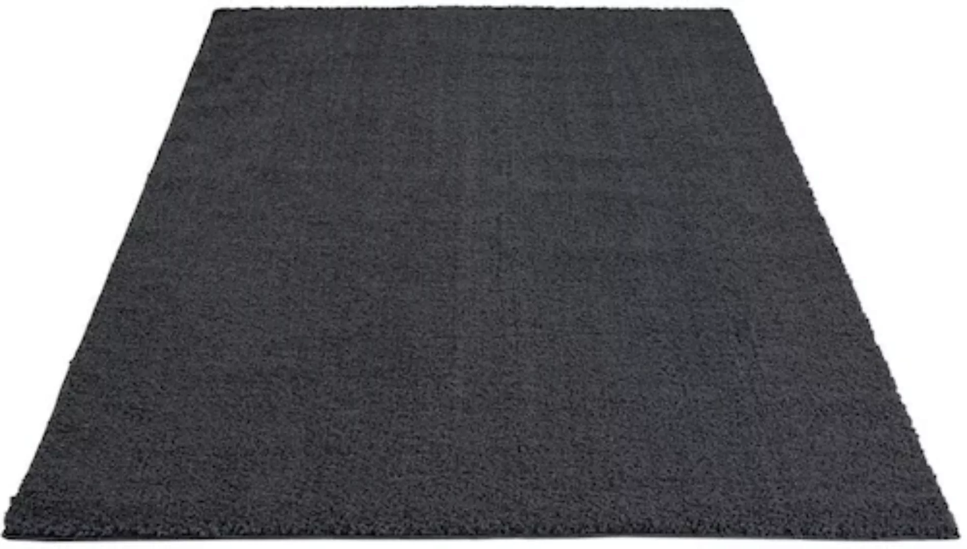 Carpet City Hochflor-Teppich »Plainy«, rechteckig, Shaggy Polyester Teppich günstig online kaufen