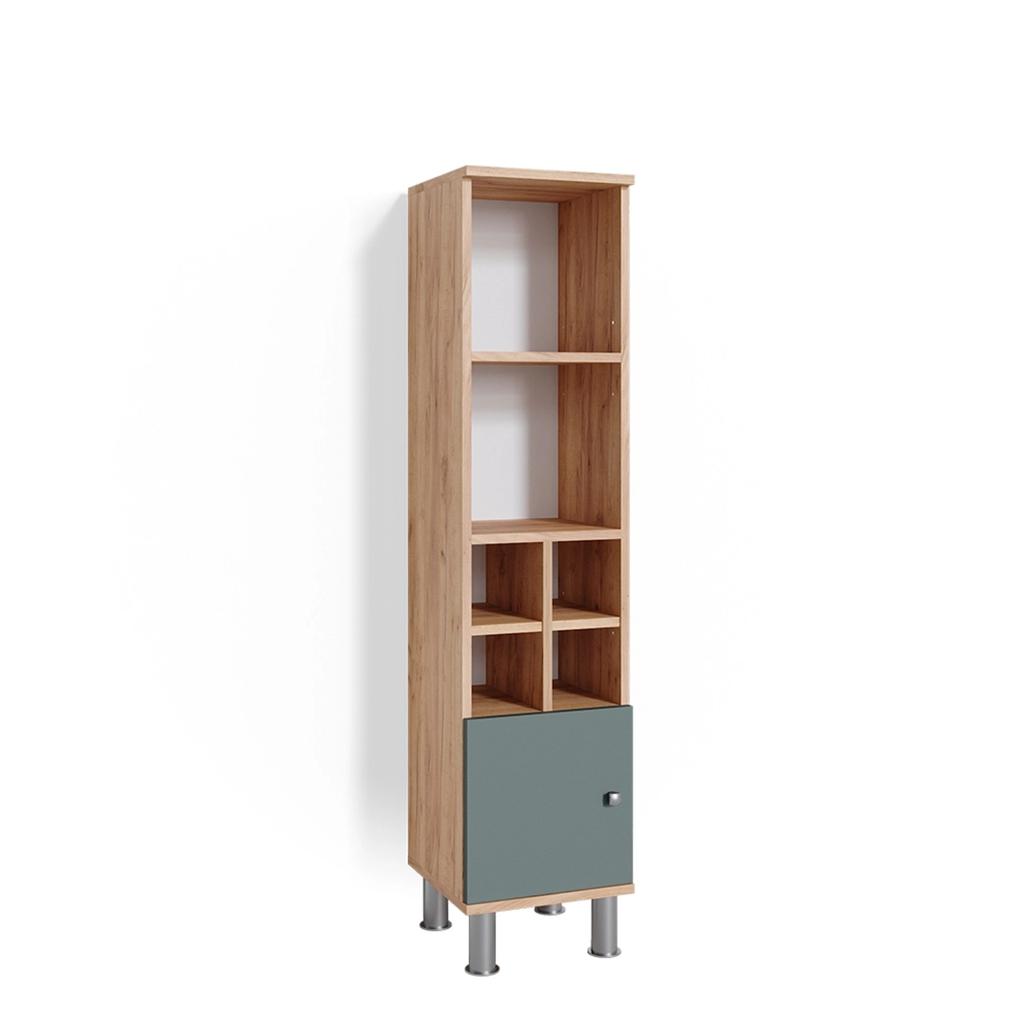 Vicco Midischrank Fynn, Grün/Goldkraft Eiche, 30 günstig online kaufen