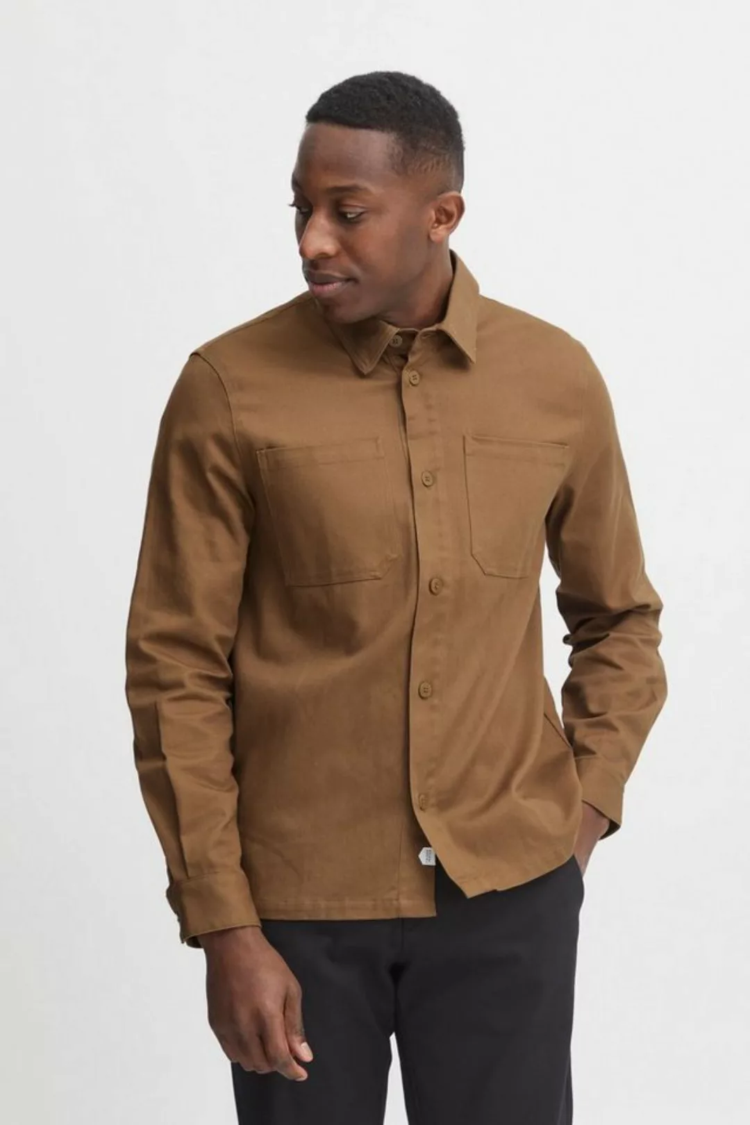 Casual Friday Langarmhemd Anton cotton twill overshirt 20504163 günstig online kaufen