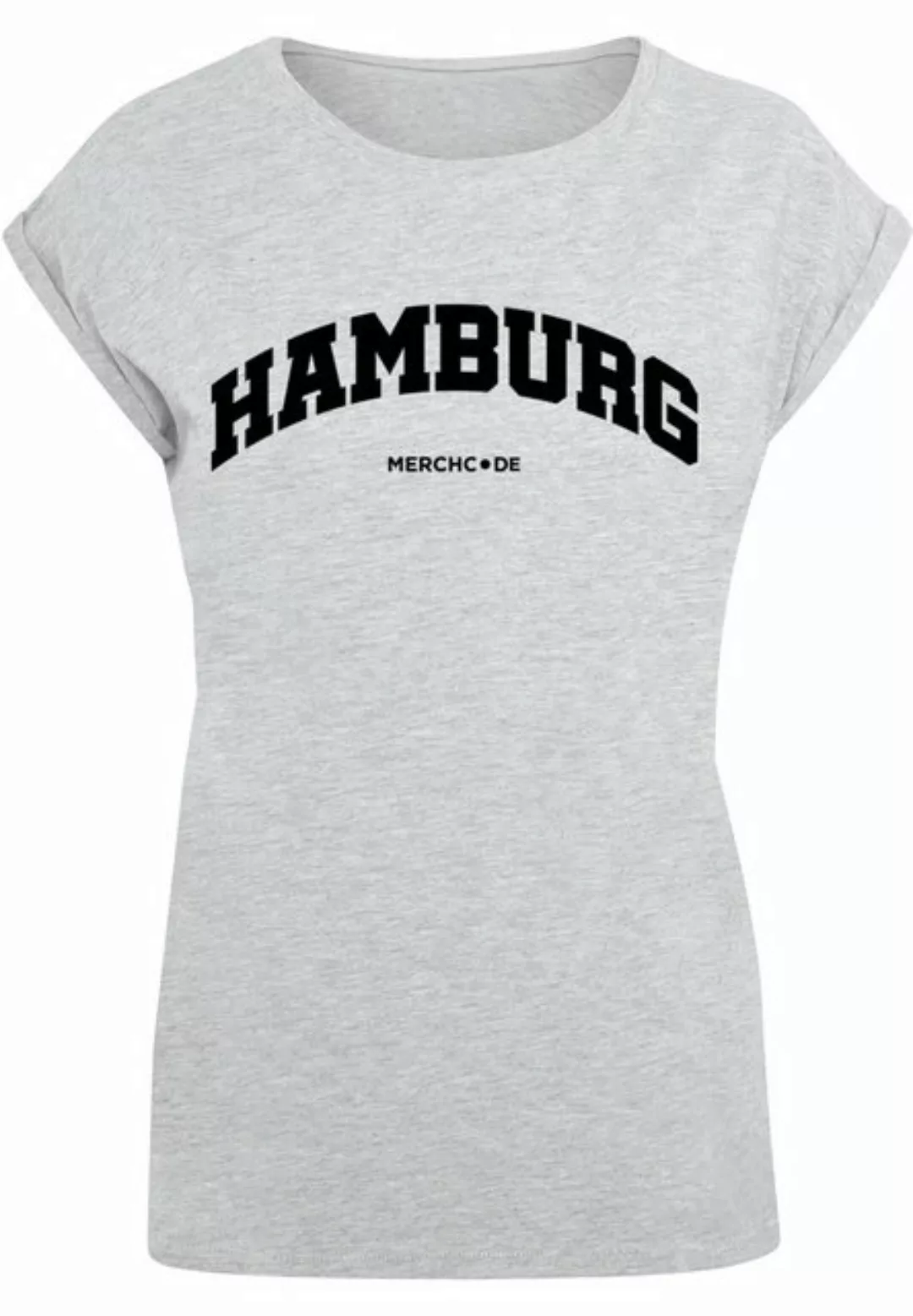 Merchcode T-Shirt Merchcode Damen Ladies Hamburg Wording - T-Shirt (1-tlg) günstig online kaufen