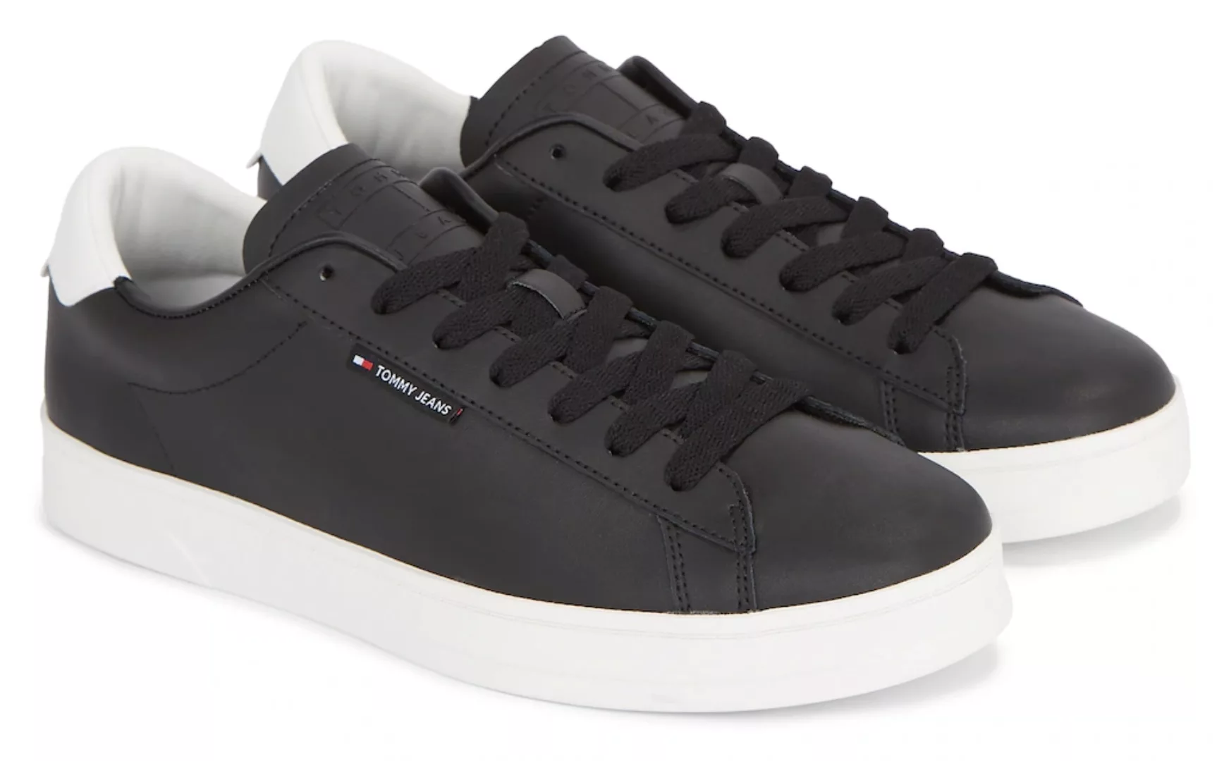 Tommy Jeans Sneaker "TJM LEATHER LOW CUPSOLE", mit Label, Freizeitschuh, Ha günstig online kaufen