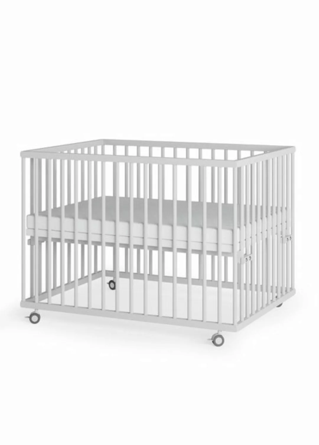 Sämann Babybett Laufgitter 75x100 cm mit Lattenrost & Matratze SleepPlus we günstig online kaufen