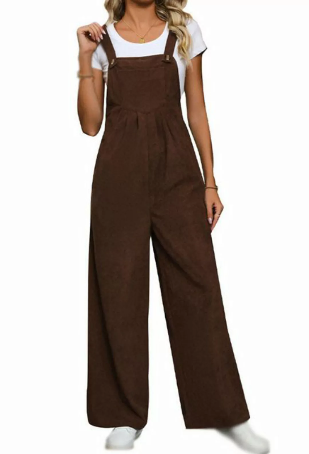 CHENIN 7/8-Overall Einfarbige All-Match-Overall-Hose für Damen Jumpsuit Pen günstig online kaufen