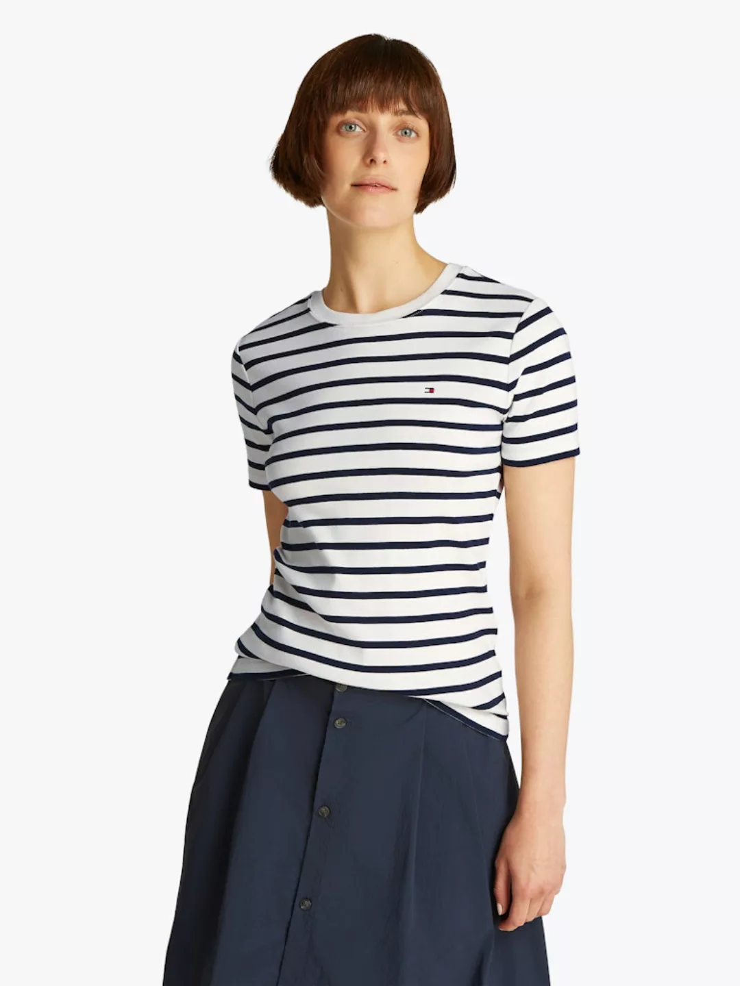 Tommy Hilfiger Damen T-Shirt Ww0ww40587 günstig online kaufen