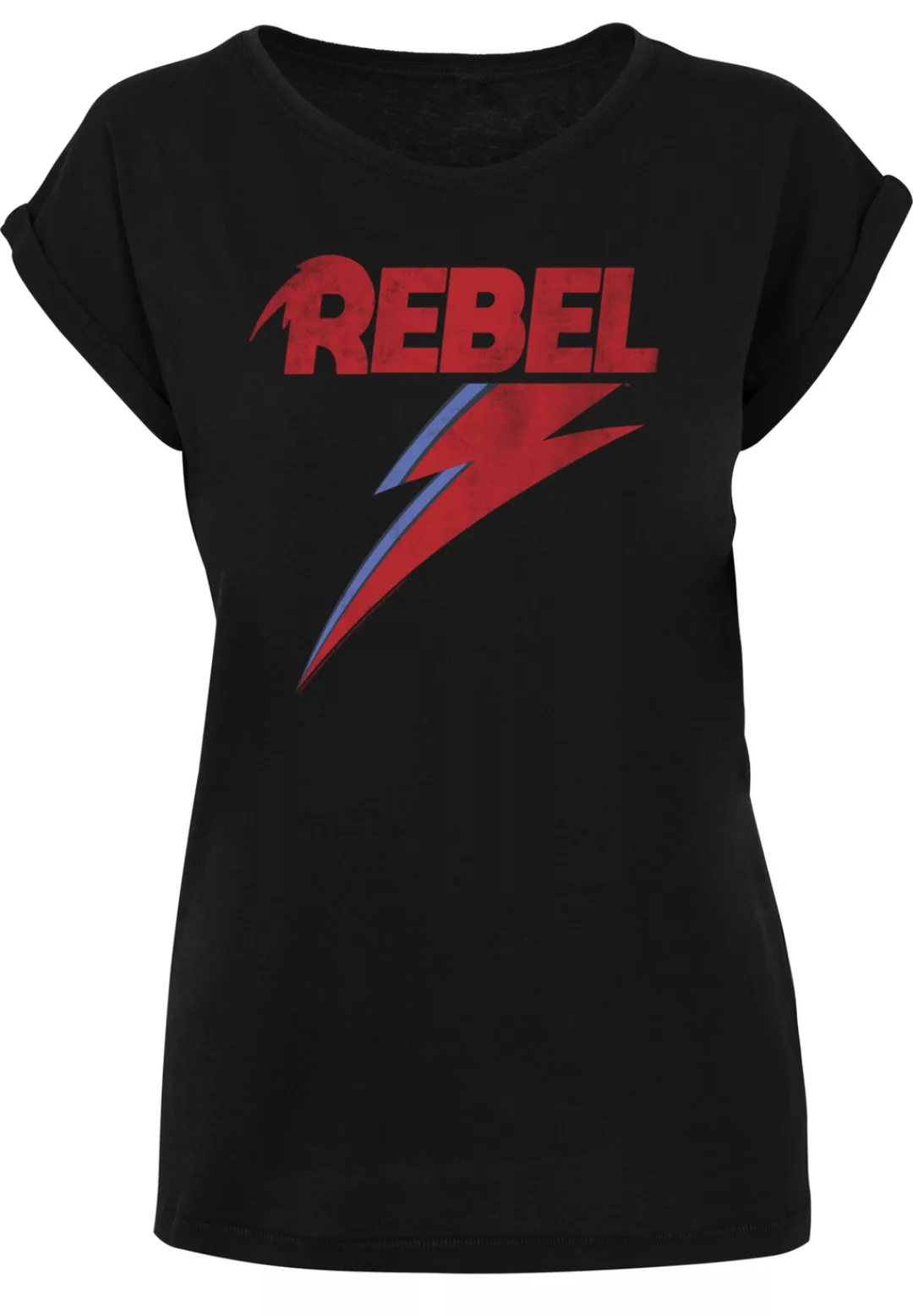 F4NT4STIC T-Shirt "David Bowie Distressed Rebel", Print günstig online kaufen