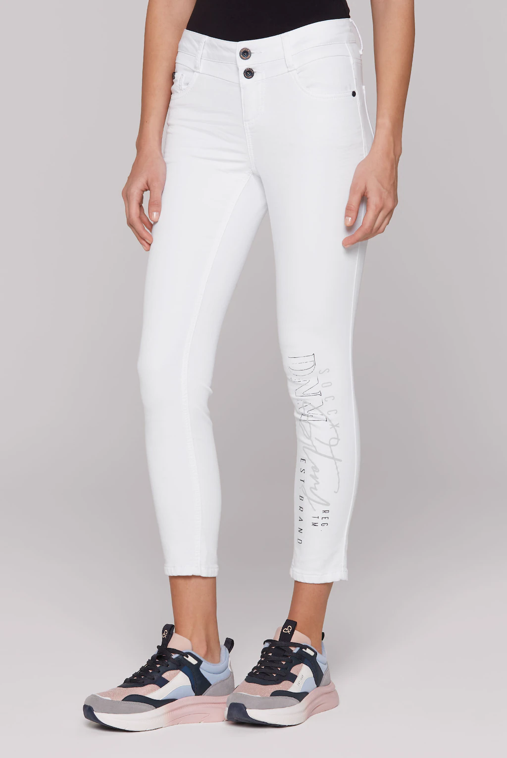 SOCCX Slim-fit-Jeans, aus Sweatmaterial günstig online kaufen