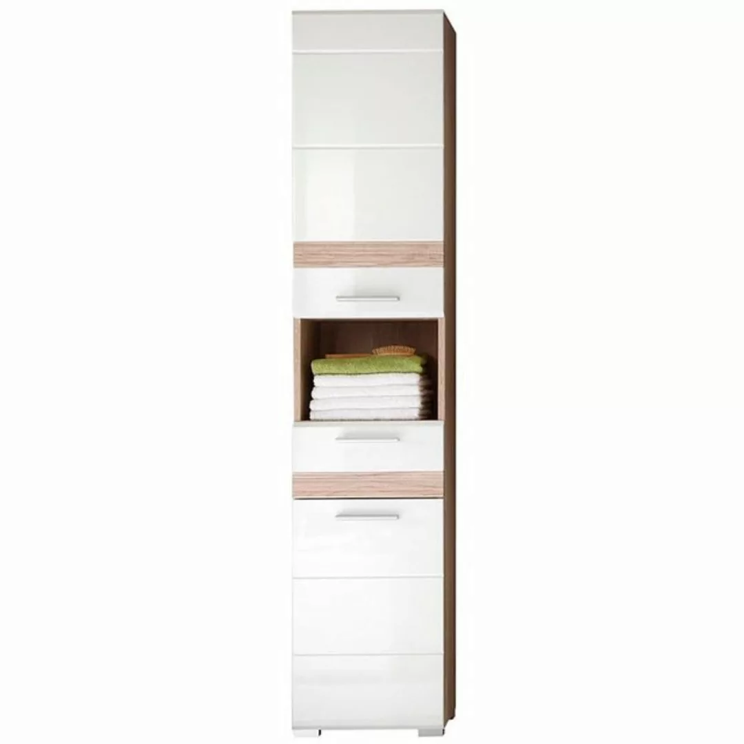 trendteam Hochschrank One Badezimmerschrank Standschrank Badhochschrank Sch günstig online kaufen