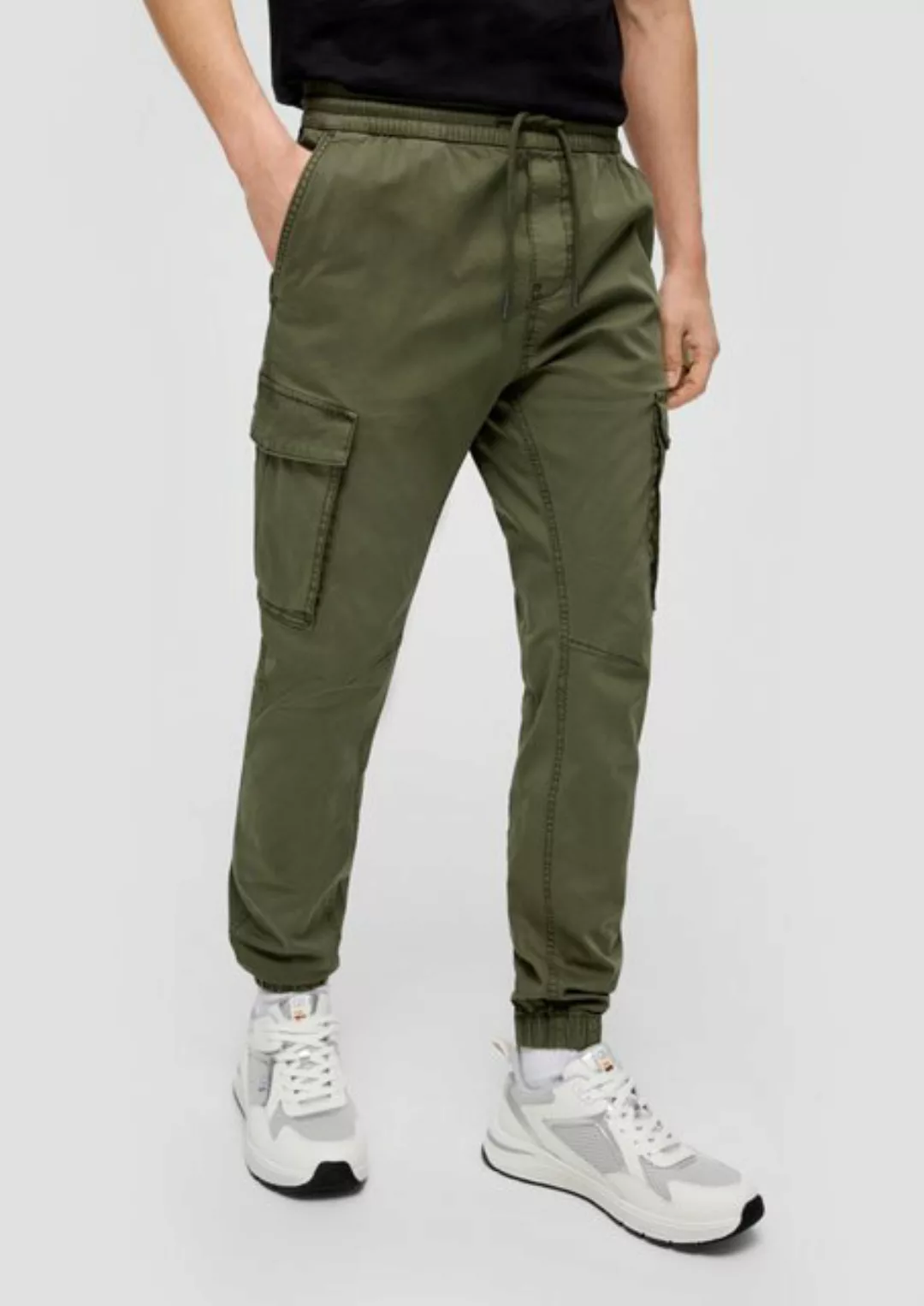 QS Stoffhose Slim Fit: Cargohose günstig online kaufen