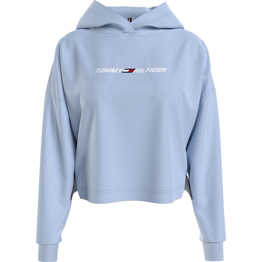 Tommy Hilfiger Regular Graphic Kapuzenpullover M Breezy Blue günstig online kaufen