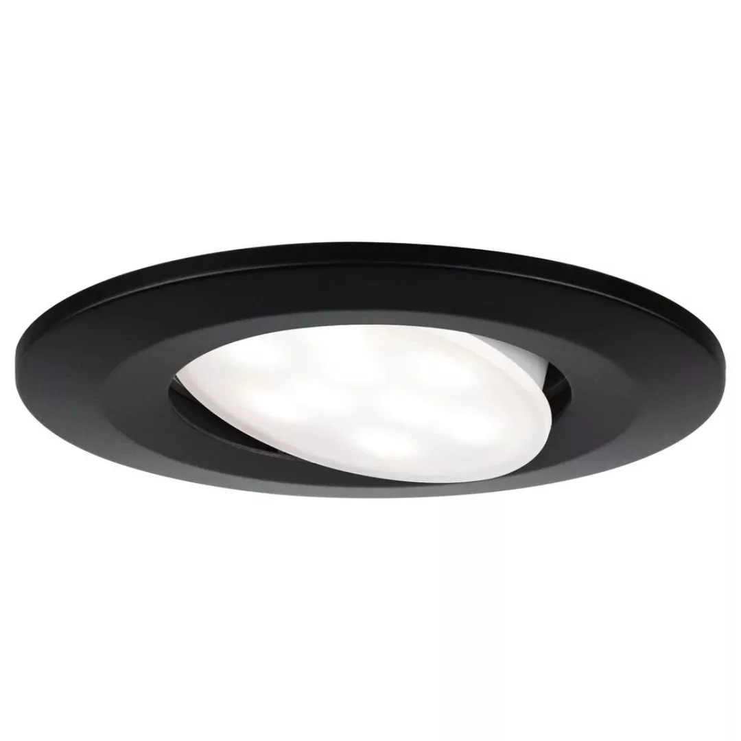 LED Einbaustrahler Calla in Schwarz-matt 3x 19,5W 1590lm IP65 günstig online kaufen