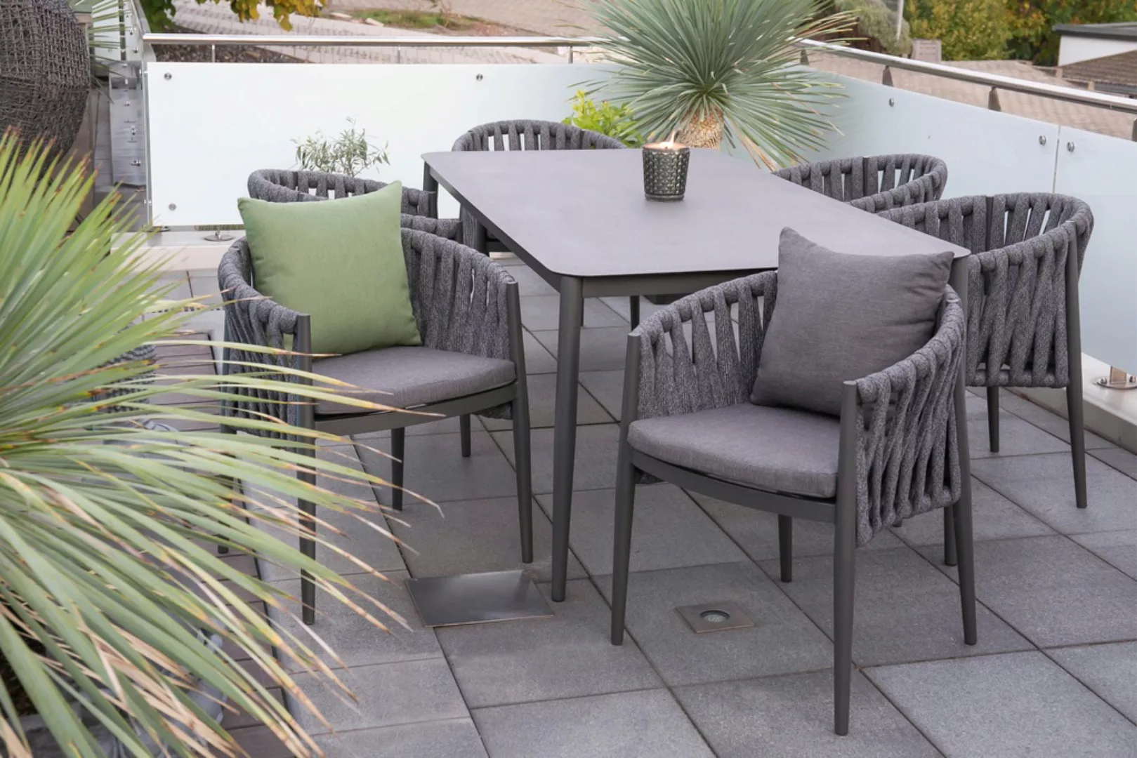 bella sole Garten-Essgruppe "Maui", (7 tlg.), 6 Stühle mit Tisch günstig online kaufen